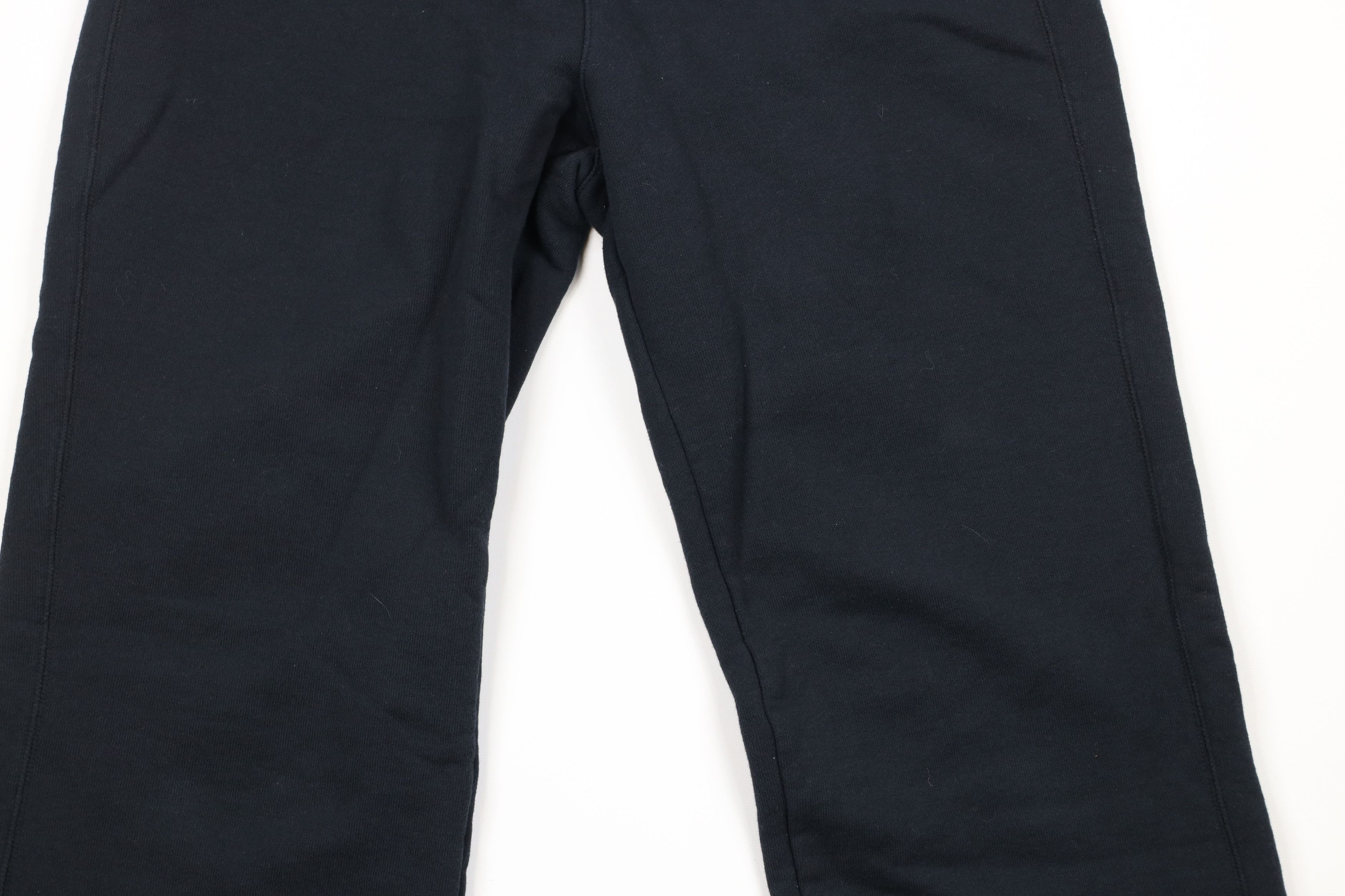 Nike × Vintage Vintage Y2K Nike Out Knit Wide Leg Flared Sweatpants Black Size 38" / US 16 / IT 52 - 3 Thumbnail