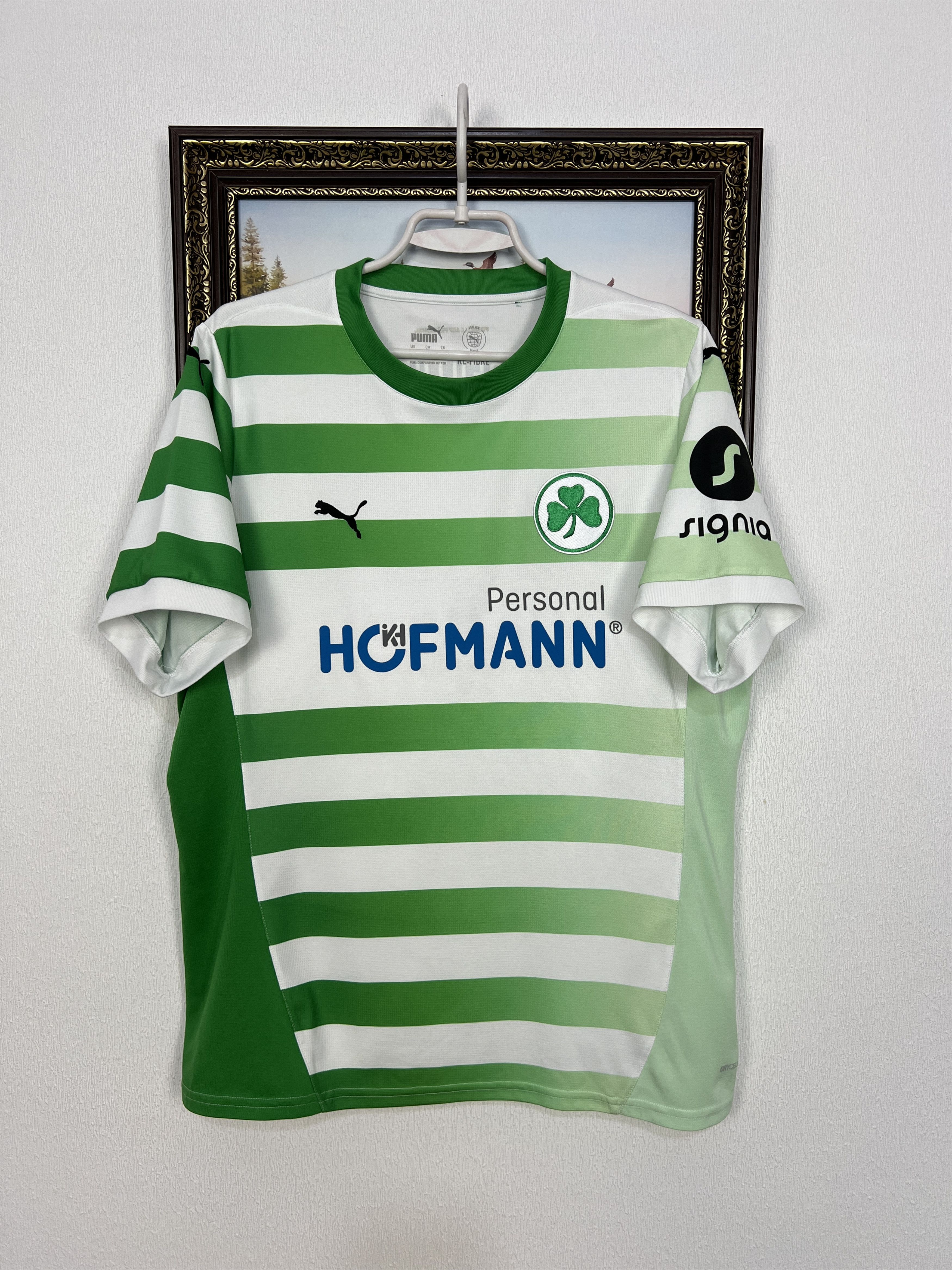 Puma Greuther Furth Home football shirt 2024 Soccer Puma Jersey Size US XL / EU 56 / 4 - 1 Thumbnail