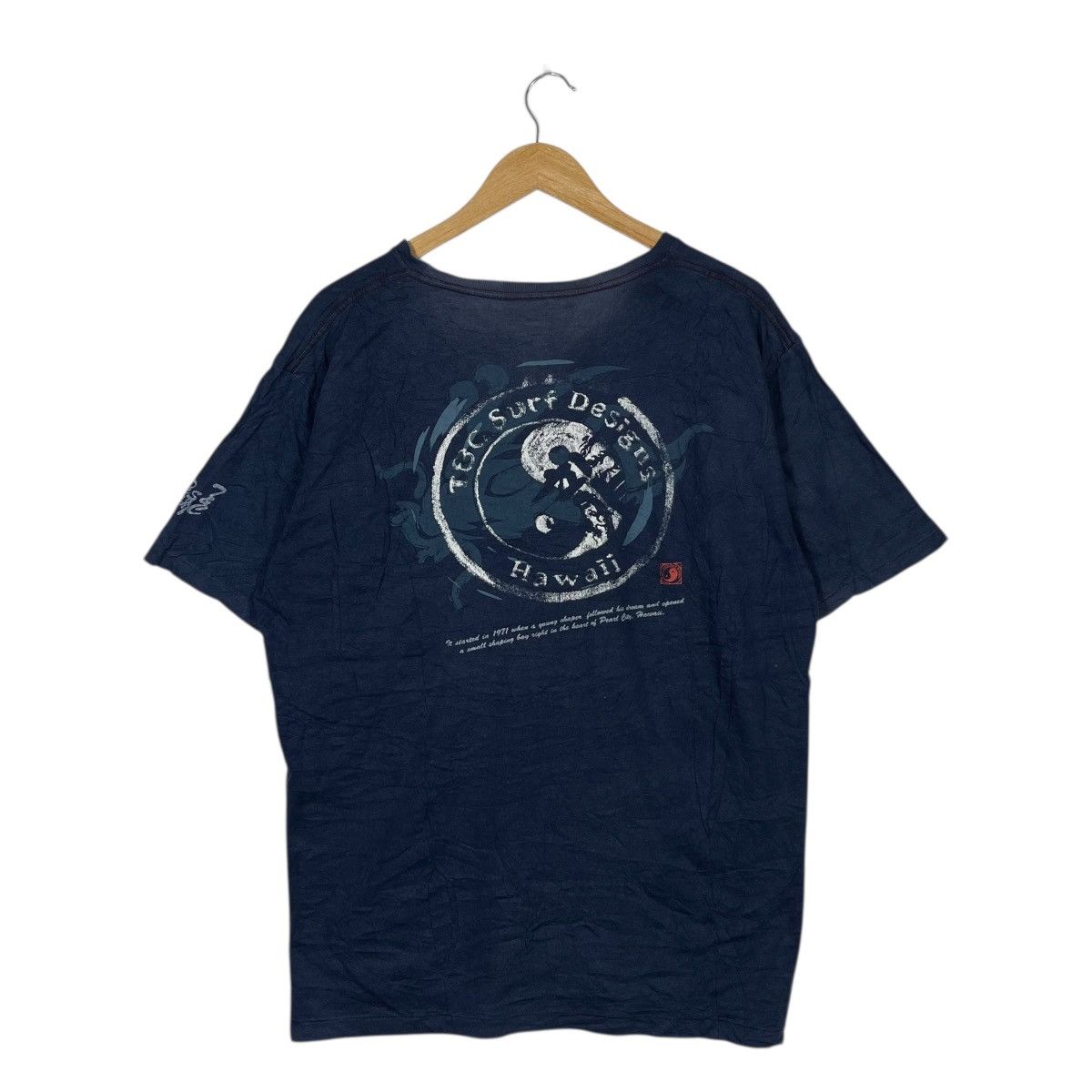 Vintage Vintage T&C Surf Designs Hawaii Graphic T-Shirt Navy Skate Size US XL / EU 56 / 4 - 1 Thumbnail