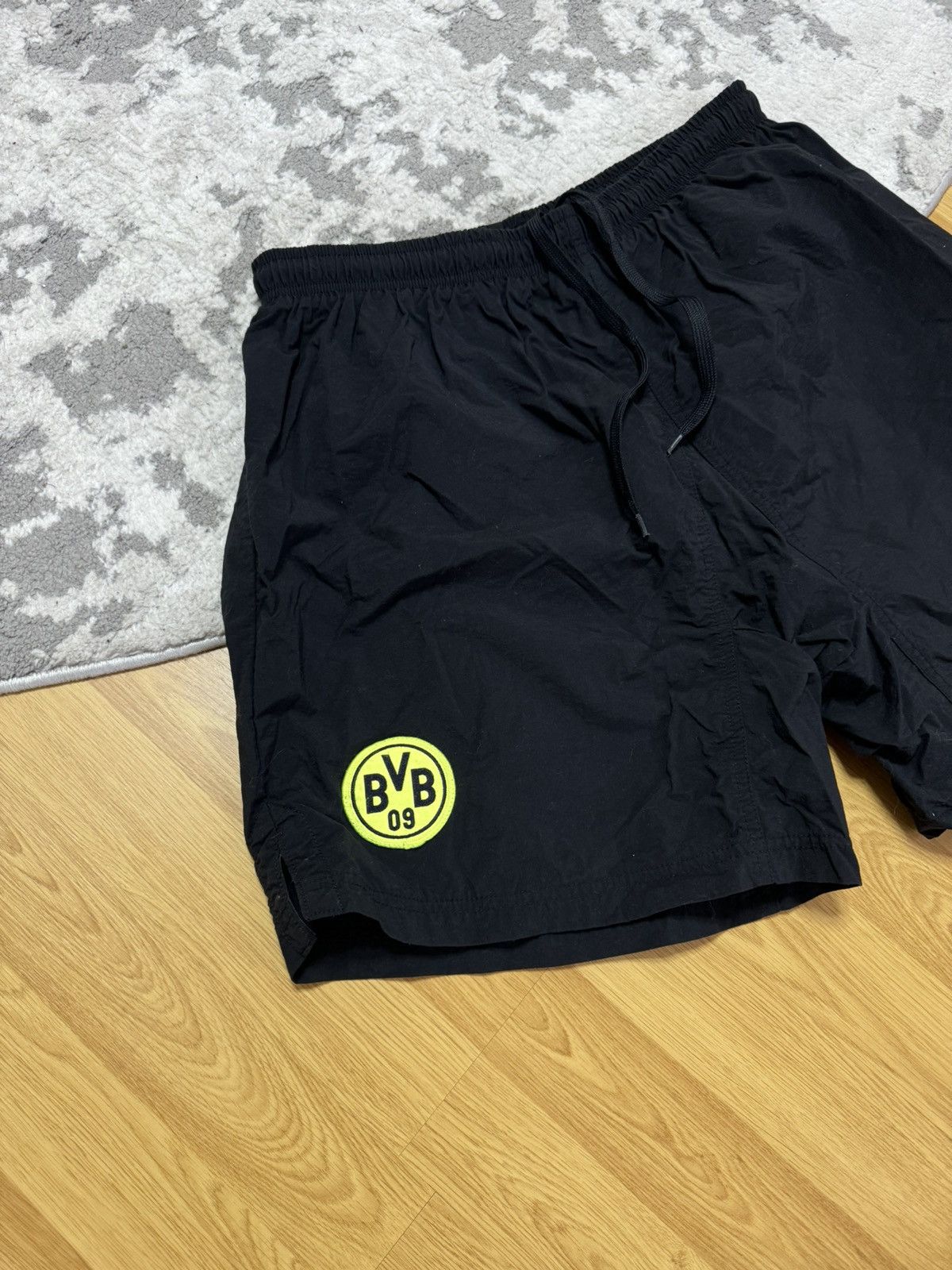 Nike × Vintage Vintage Nike Borussia Dortmund Shorts 1995 - 1996 Home Size US 34 / EU 50 - 7 Thumbnail