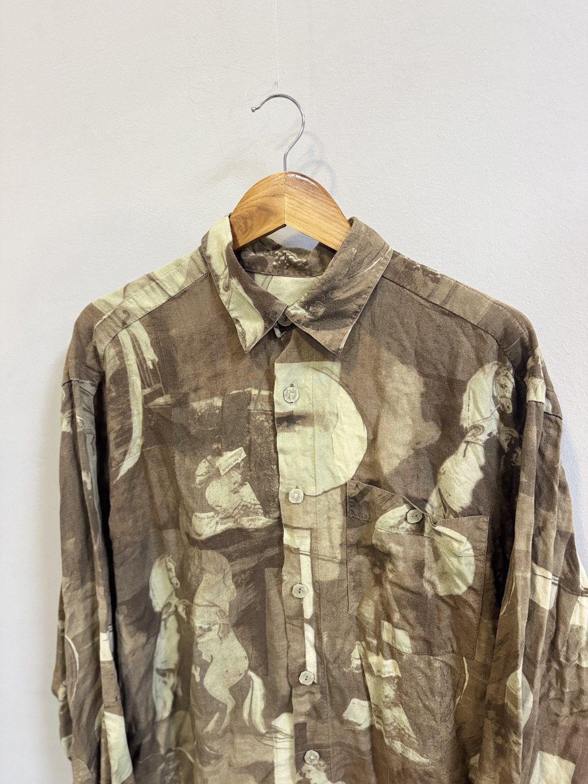 Vintage Vintage Y2K Avant Garde Luxury Shirt Size US XL / EU 56 / 4 - 2 Thumbnail