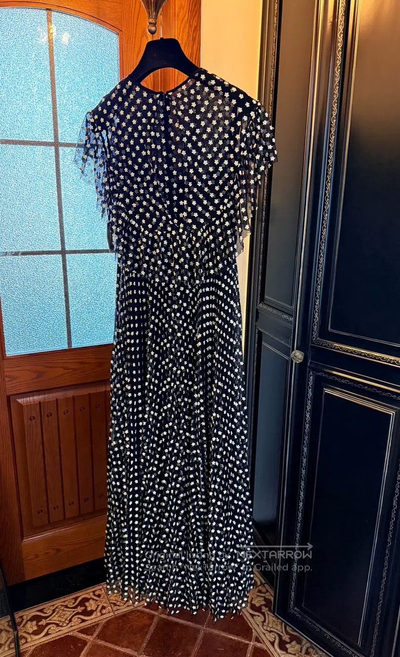 Valentino Valentino Pleated floral dress Size S / US 4 / IT 40 - 4 Thumbnail