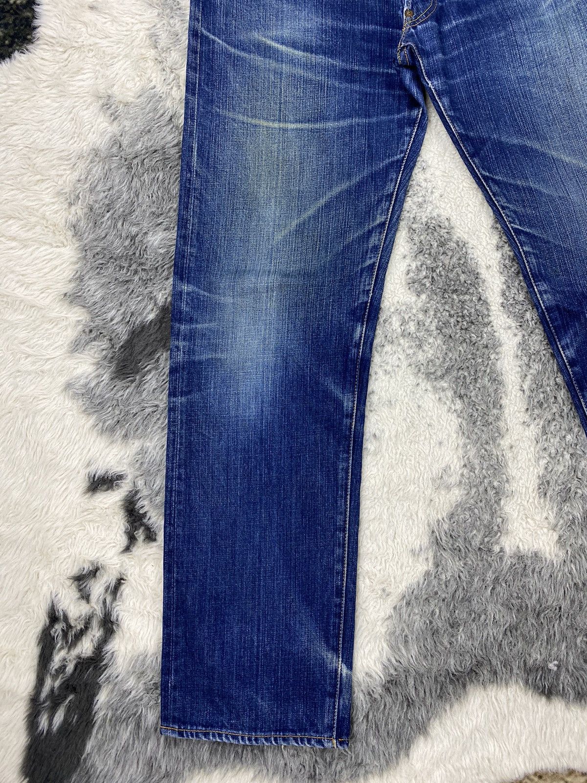 Evisu EVISU No.3 by Yamane Leather Patch Iconic Seagull Denim Size US 34 / EU 50 - 10 Thumbnail