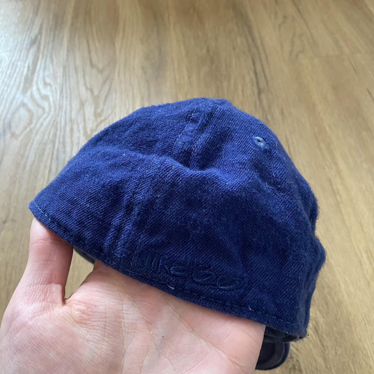 Nike Blue Nike 90 cap with white embroidered swoosh Size ONE SIZE - 3 Thumbnail