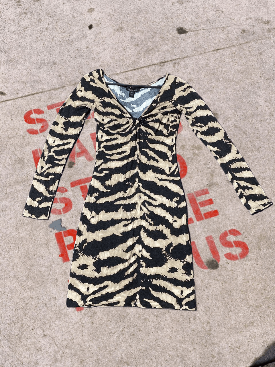 Just Cavalli VINTAGE Roberto Cavalli Dress ANIMAL PRINT Size M / US 6-8 / IT 42-44 - 1 Thumbnail