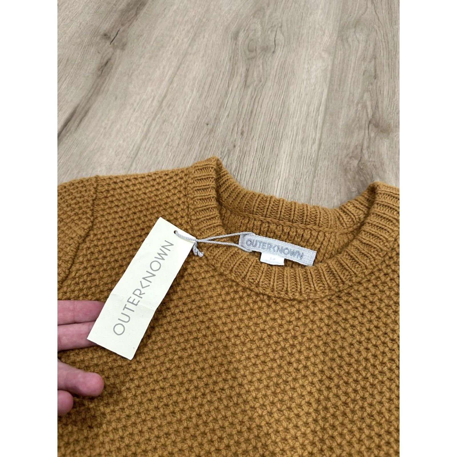 Outerknown VINTAGE removed Outerknown Sweatshirt? No, use rules. Final: Outerknown Women Sweater Crew Neck Wool Gold S Pullover Regular Size Small Size S / US 4 / IT 40 - 6 Thumbnail