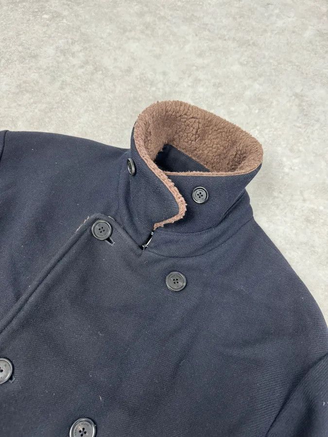 Armani 2000s Armani Navy Wool Peacoat Jacket Size US M / EU 48-50 / 2 - 6 Thumbnail