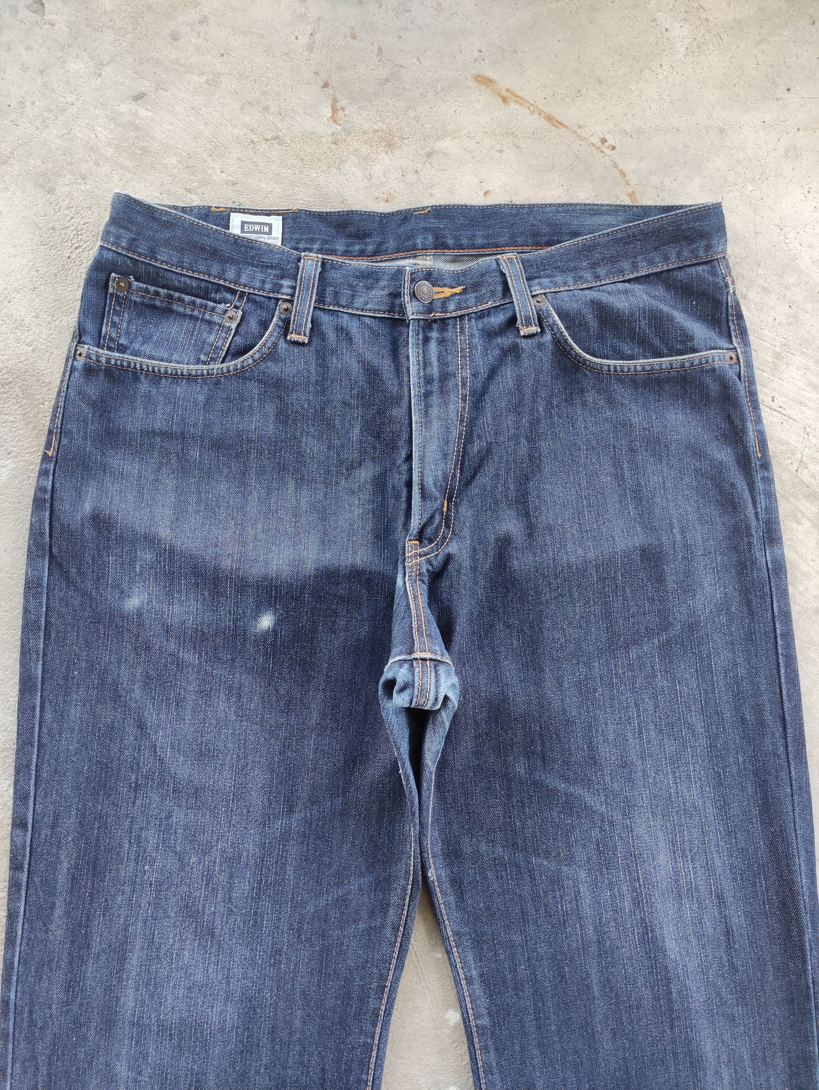Edwin Vintage Edwin Japan Jean Distressed Faded Denim Pants Size US 39 - 3 Thumbnail
