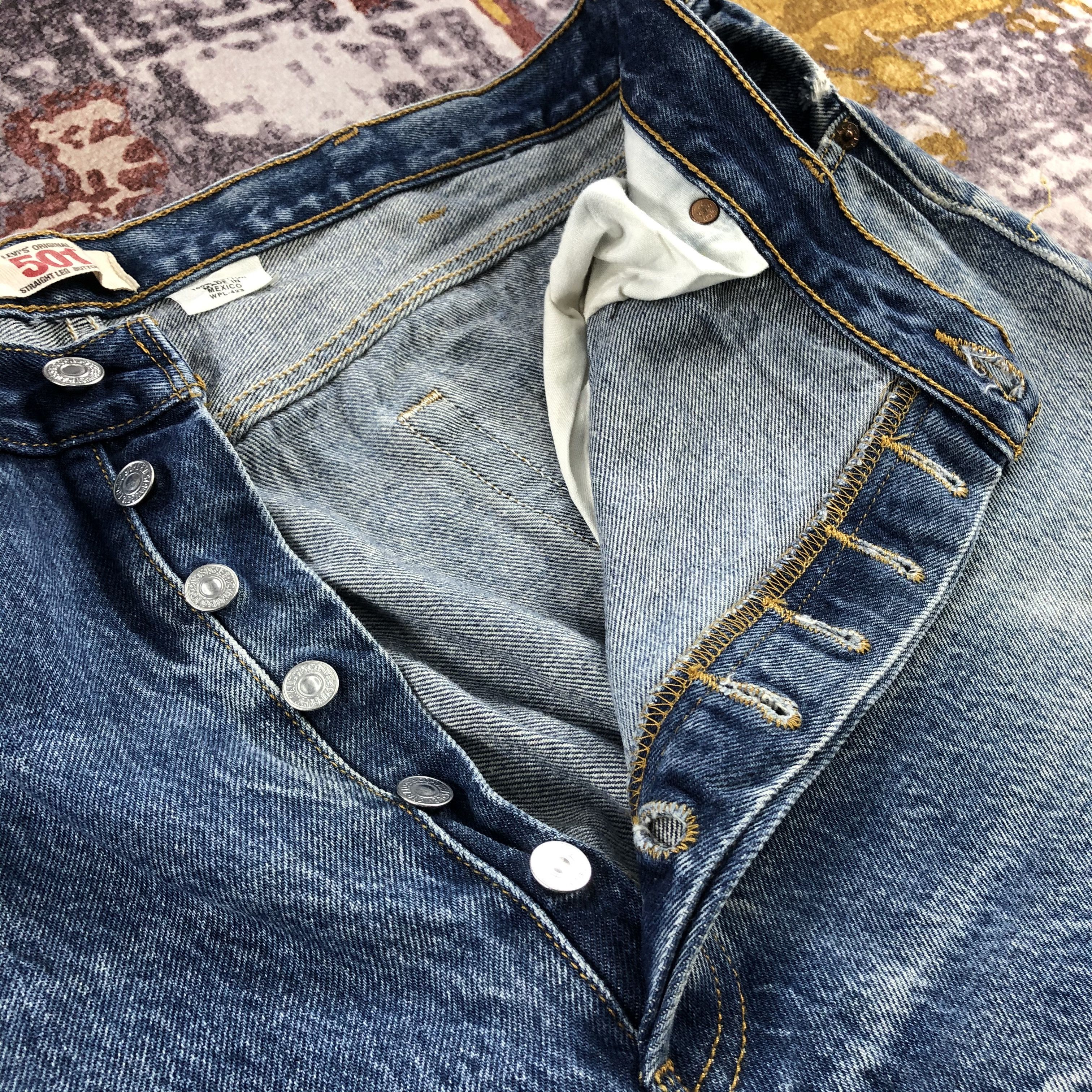 Levi's × Vintage Vintage Blue Wash Levis 501 Jeans-JM3025 Size US 40 / EU 56 - 14 Thumbnail