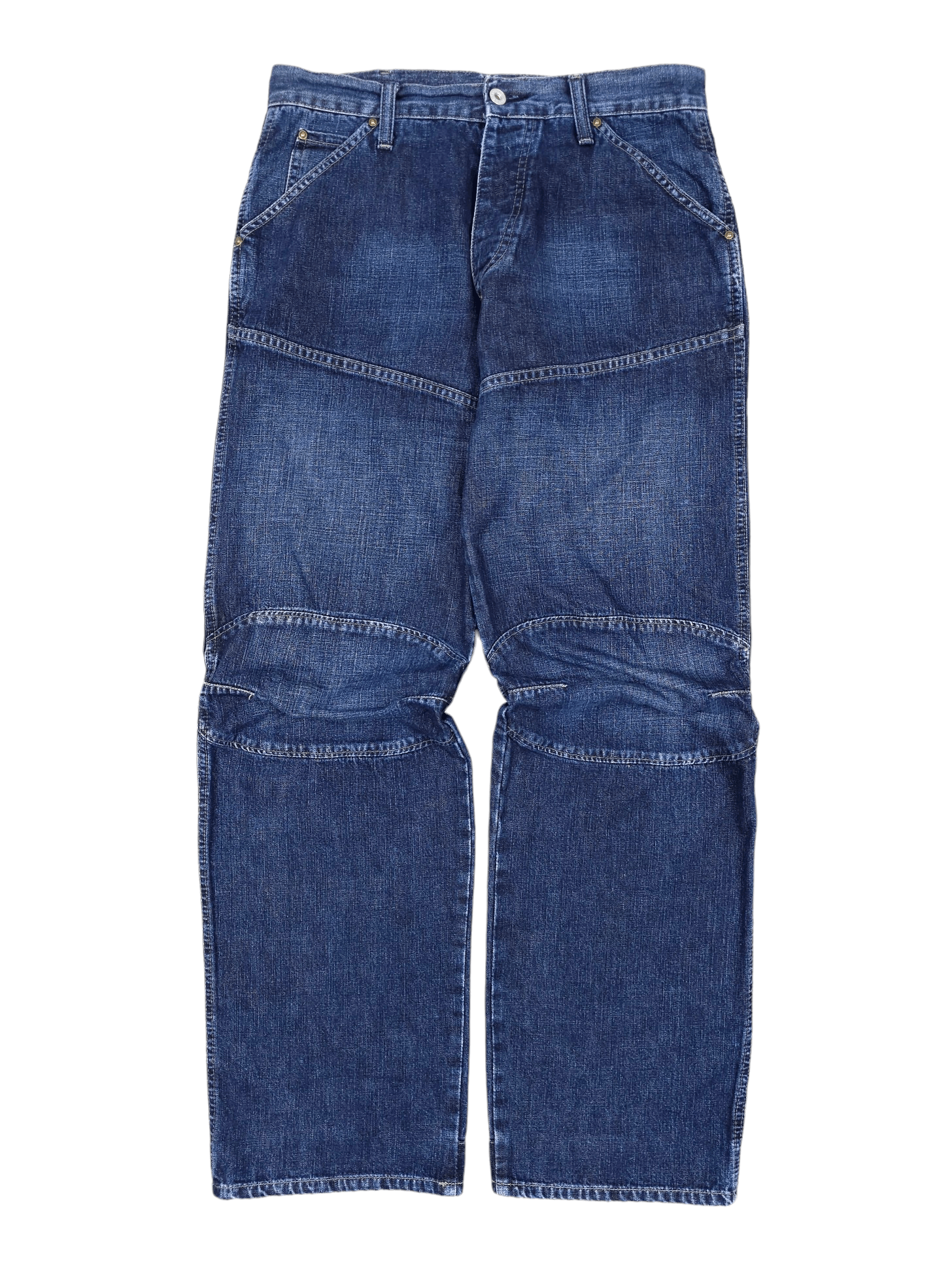 G-Star × Japanese Brand 💎 Size 32/34 Relaxed G-star Raw "Elwood" Denim Jeans Y2K Size US 34 / EU 50 - 2 Thumbnail