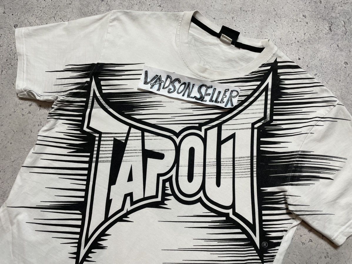 Tapout Vintage Tapout Big Logo White Y2K T-Shirt Size US L / EU 52-54 / 3 - 5 Thumbnail