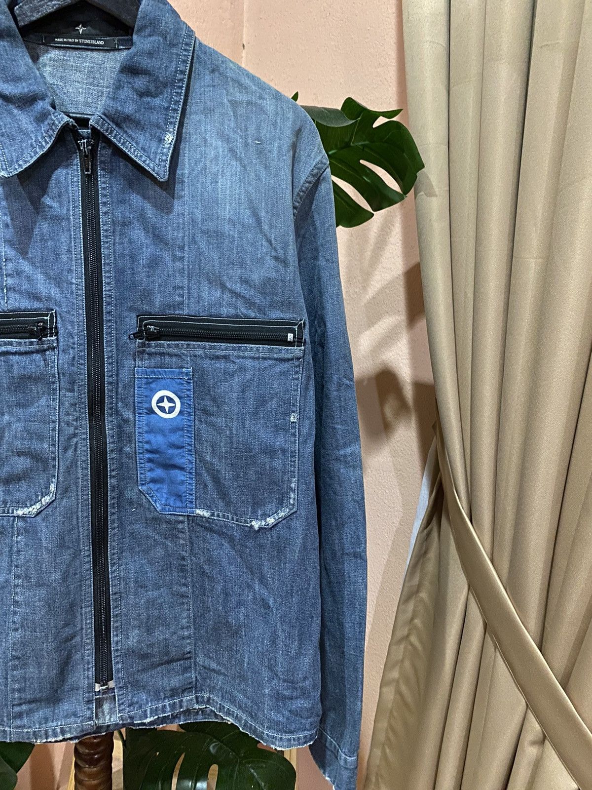 Massimo Osti × Stone Island Stone Island Denim Overshirt Jacket - Italian Made Utility Size US M / EU 48-50 / 2 - 6 Thumbnail