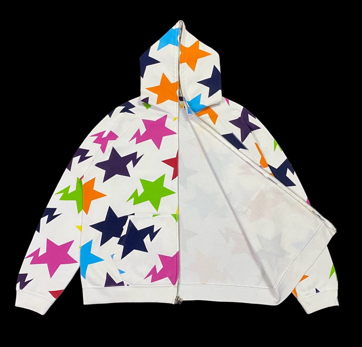 Bape Bape Sta Pattern Full Zip Hoodie Size US L / EU 52-54 / 3 - 24 Thumbnail