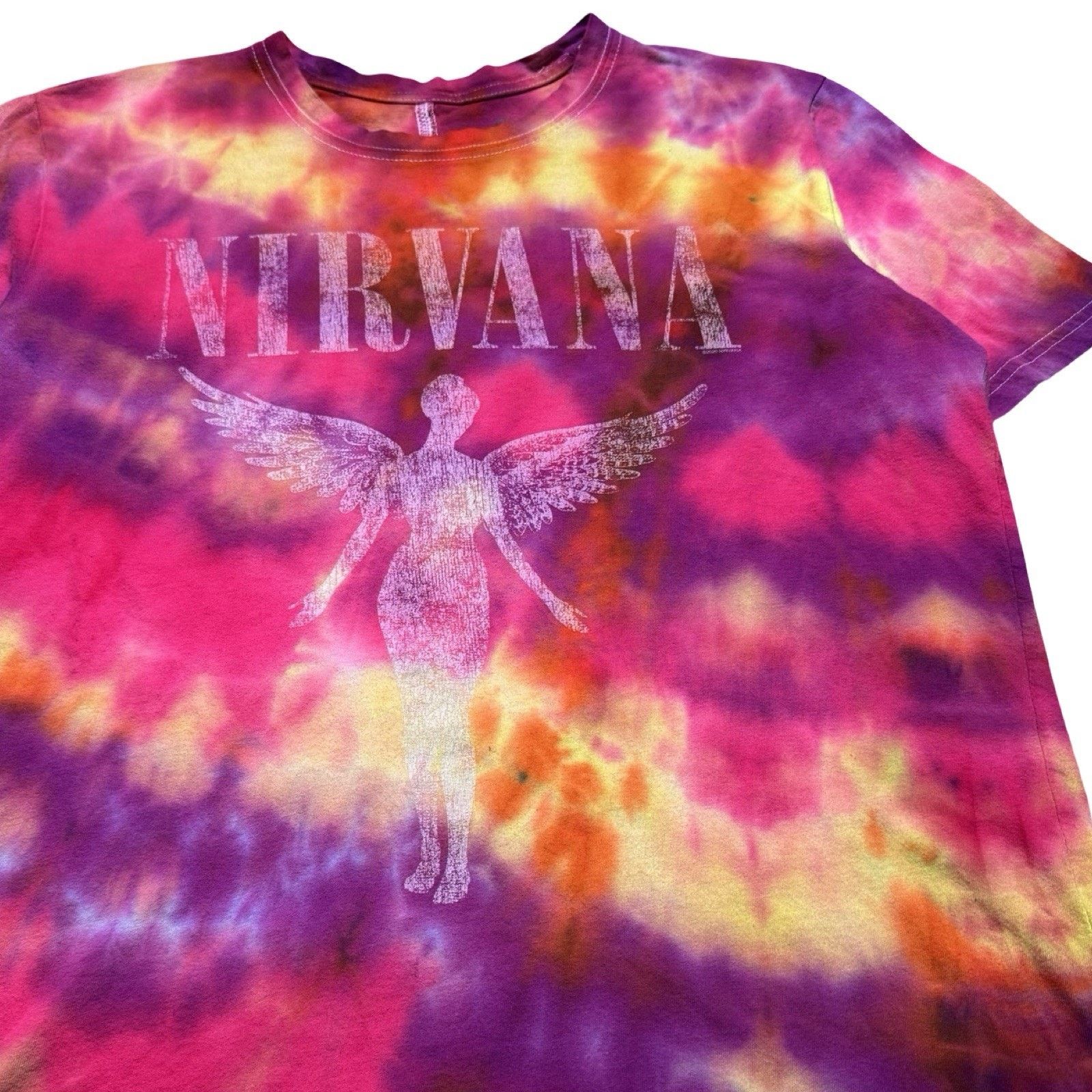 Abercrombie & Fitch Vintage Y2K Abercrombie & Fitch Nirvana Utero Dye T Shirt S Size S / US 4 / IT 40 - 2 Thumbnail