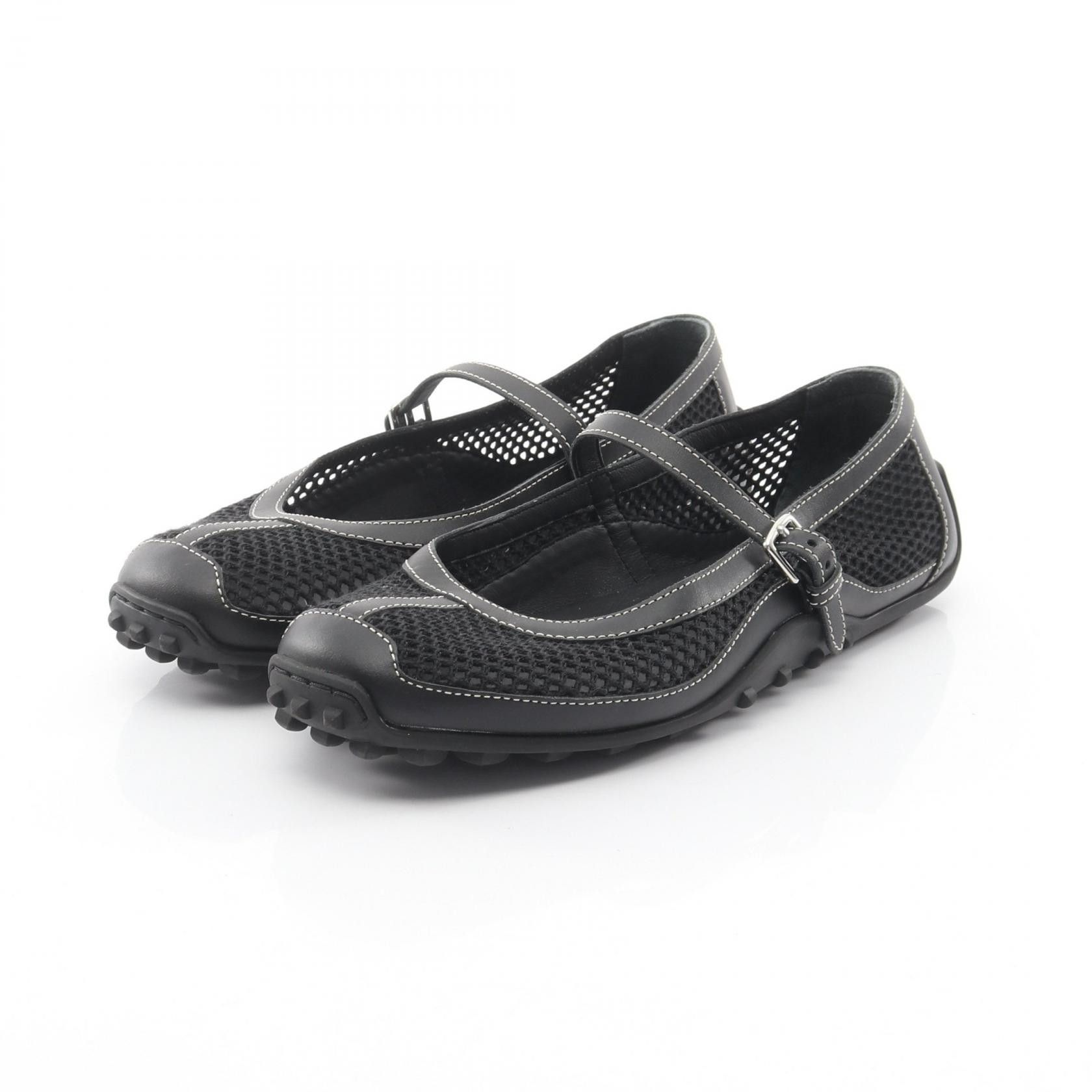 Hermes Hermes Hermes Kithou Leather Fabric Pumps Leather Shoes DUTY FREE for USA Size ONE SIZE - 1 Thumbnail