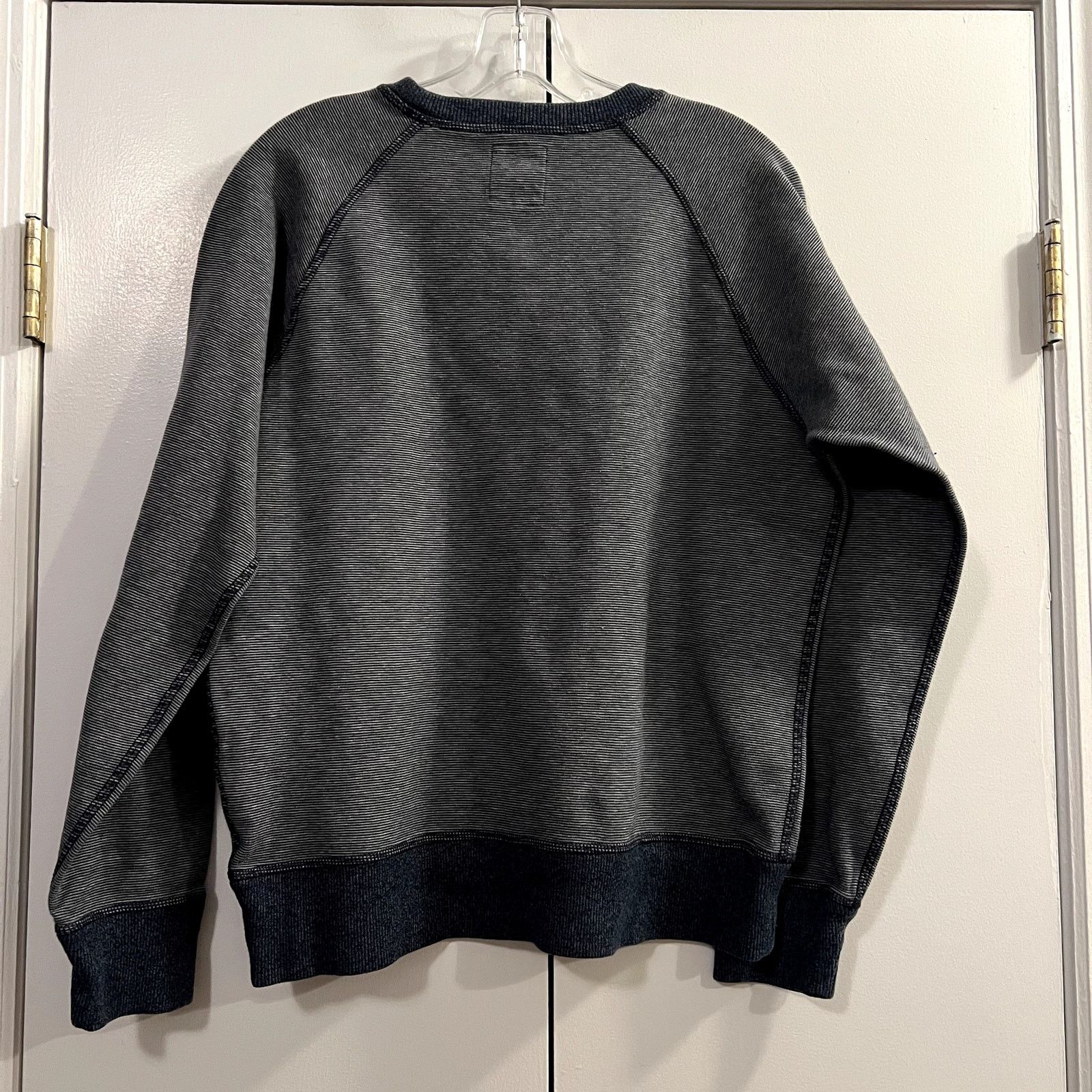 Billy Reid Billy Reid Sweater Mens Gray Pullover Crew Neck Striped Size US L / EU 52-54 / 3 - 5 Thumbnail