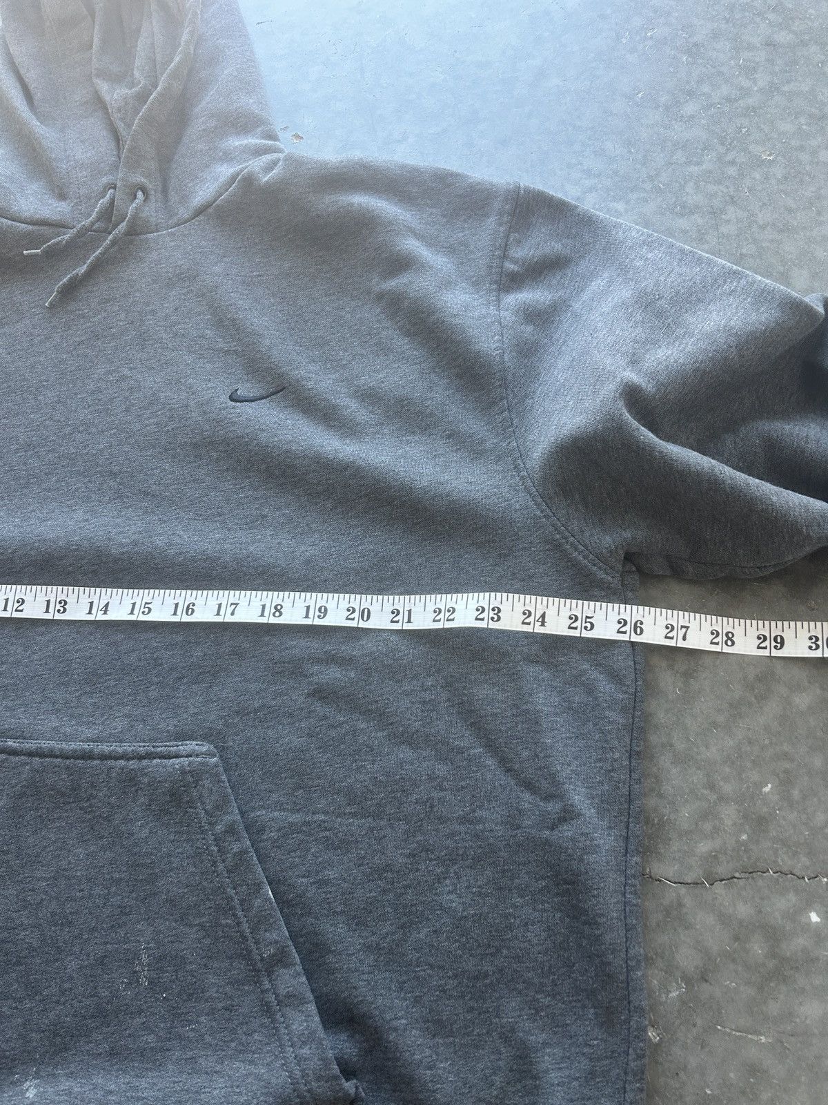 Nike × Vintage Vintage Y2K Nike Embroidered Swoosh Hoodie Baggy Fit Size US XXL / EU 58 / 5 - 7 Thumbnail
