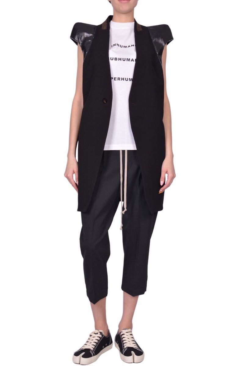 Rick Owens Last Size Rick Owens Wool Blend Vest in Black Size M / US 6-8 / IT 42-44 - 1 Thumbnail
