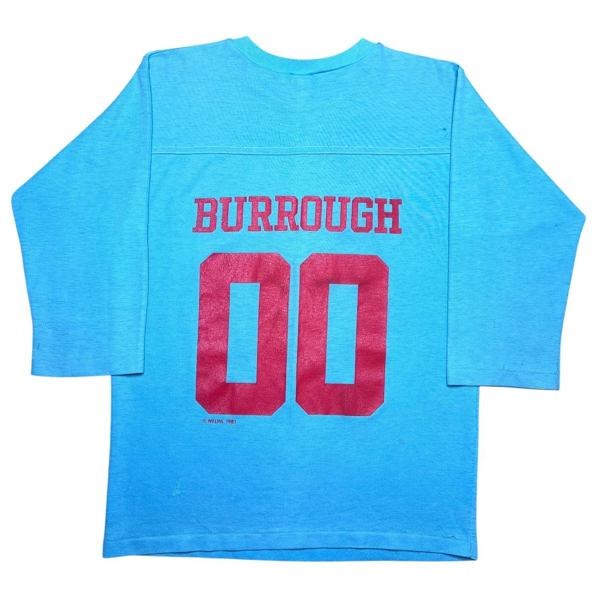 NFL NFL Houston Oilers Ken Burrough Artex Number Graphic Shirt Size US M / EU 48-50 / 2 - 2 Thumbnail