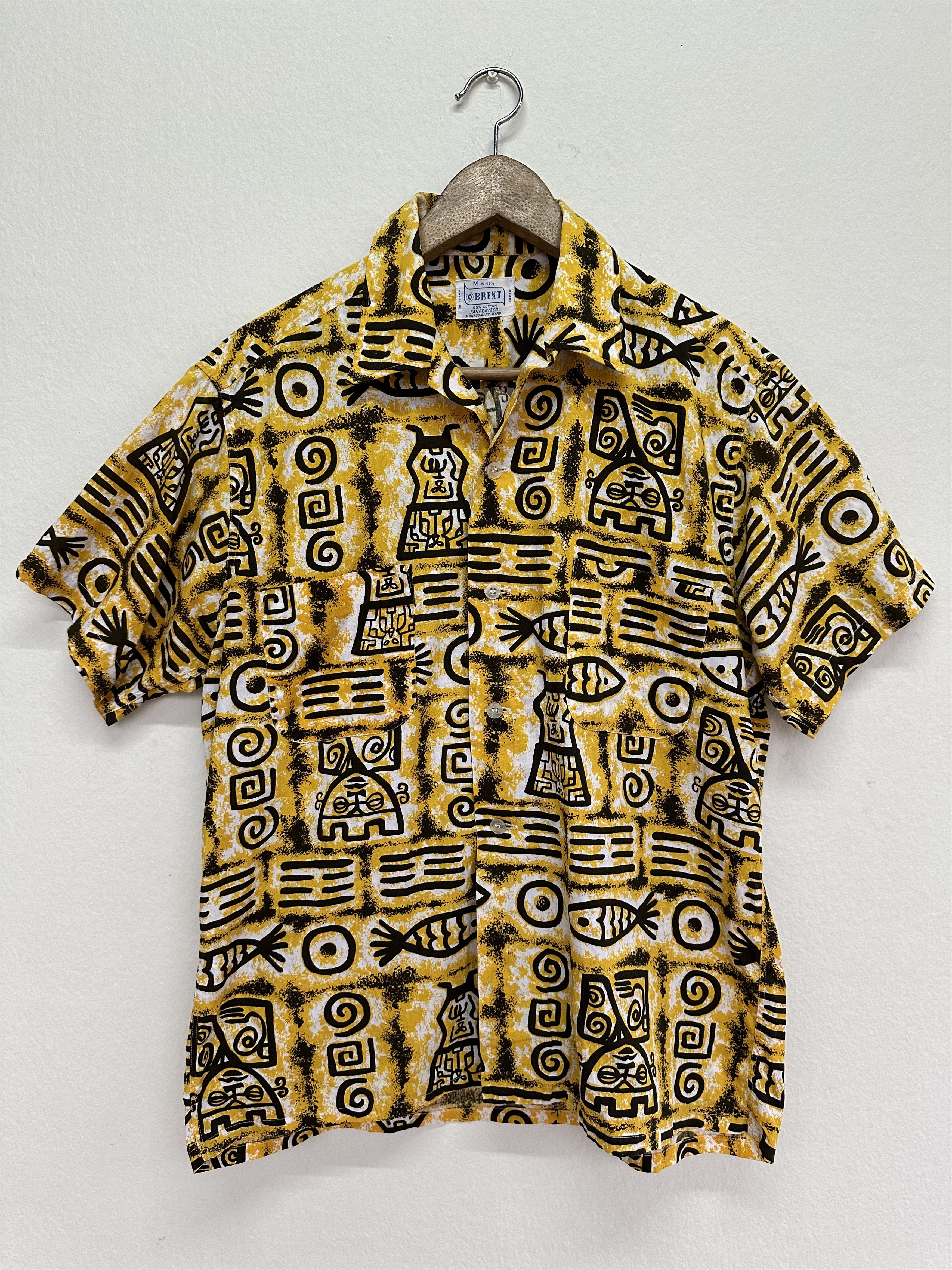 Sun Surf Vintage 60s Montgomery Ward Sanforized Double Pocket Shirt Size US M / EU 48-50 / 2 - 1 Thumbnail
