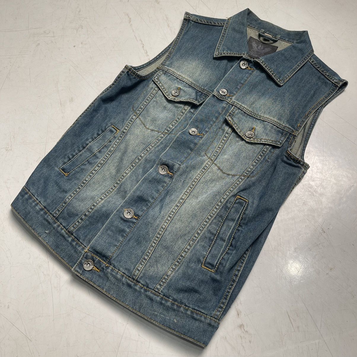 Vintage Victorious Jean Vest Size US L / EU 52-54 / 3 - 4 Thumbnail