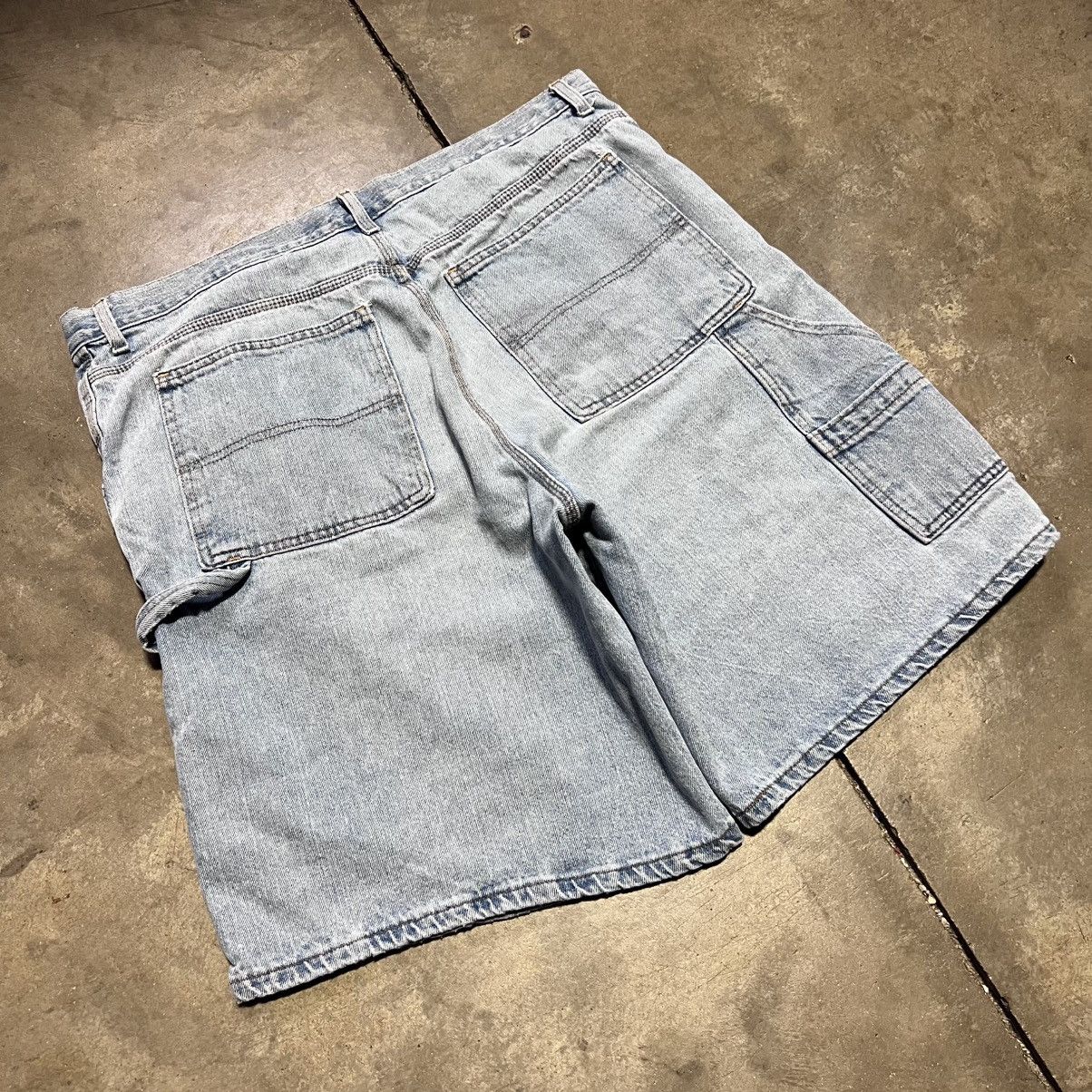 Faded Glory Vintage Faded Glory Baggy Carpenter Shorts Skater Grunge Y2K Size US 38 / EU 54 - 2 Thumbnail