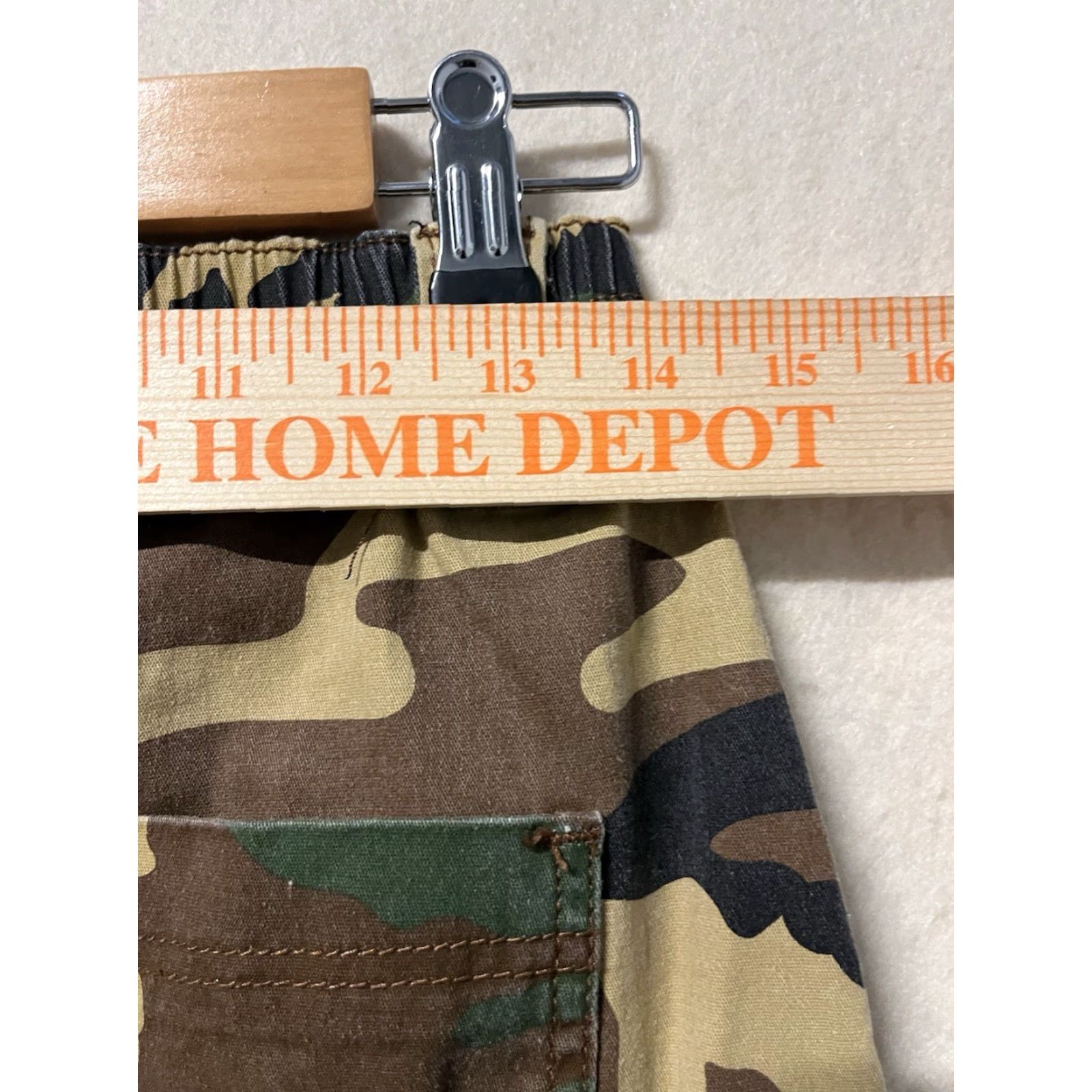 Almost Famous Almost Famous Cargo Pants Womens Medium Camo Green Paint Splatter Streetwear Size 32" / US 10 / IT 46 - 3 Thumbnail