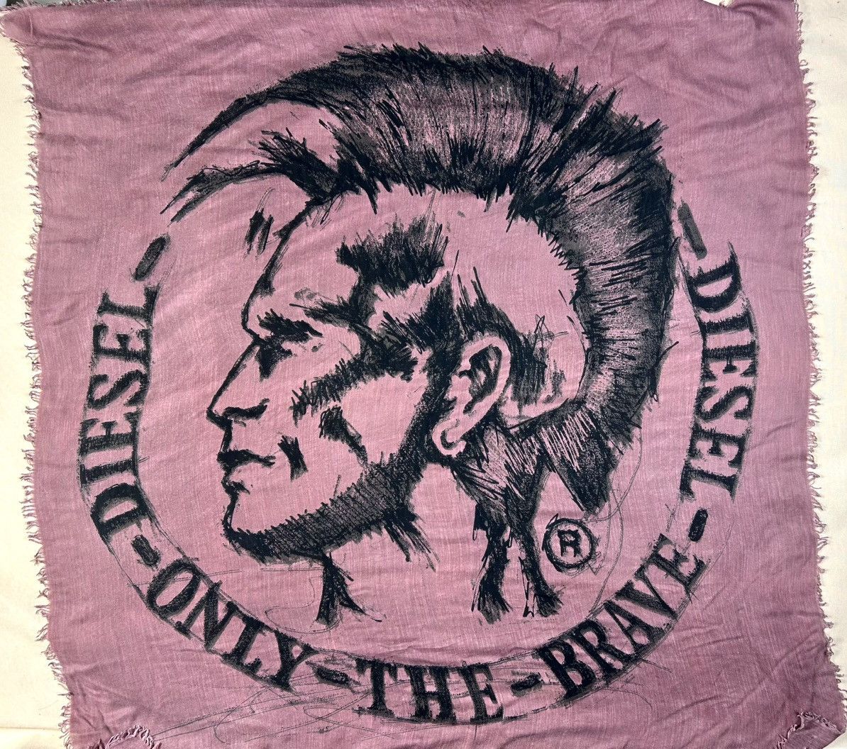 Diesel Diesel light purple viscose scarf Size ONE SIZE - 1 Thumbnail