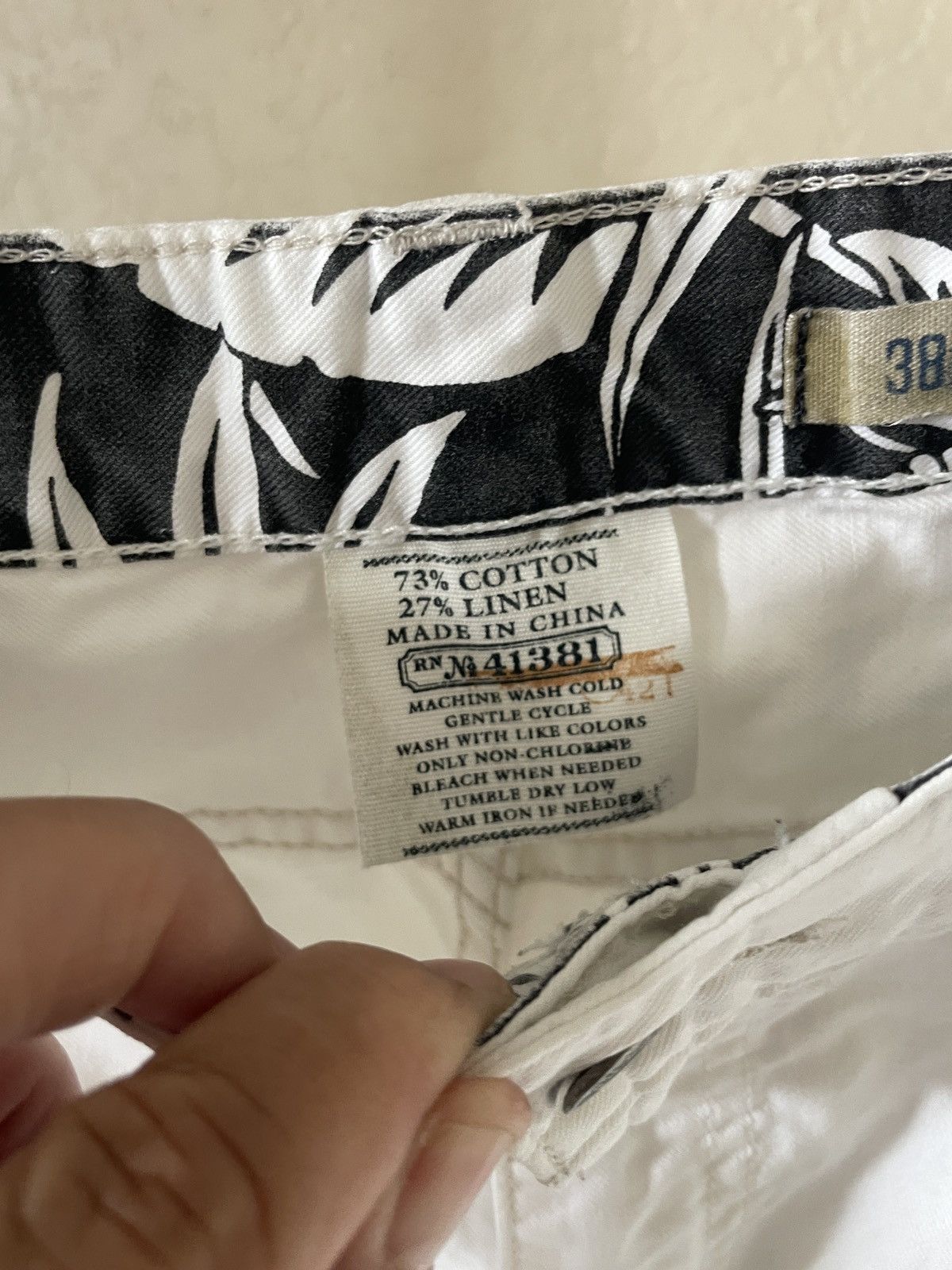 Ralph Lauren Marine Supplies LX -VII RL 1967 cotton/linen jeans Size US 38 / EU 54 - 6 Thumbnail