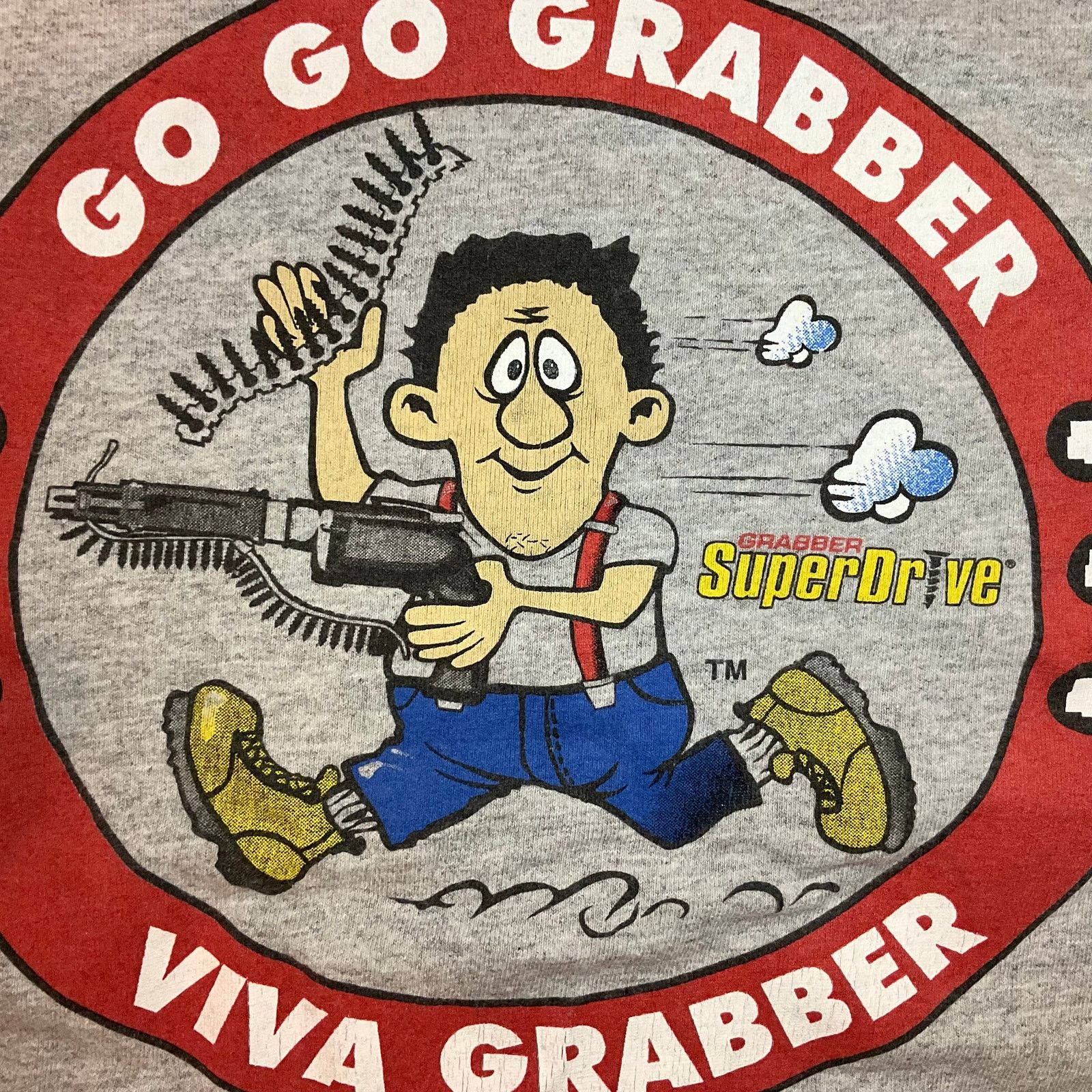 Jerzees 🔩 GRABBER “GO GO GRABBER” PROMO TEE 🔩 Size US XXL / EU 58 / 5 - 4 Thumbnail