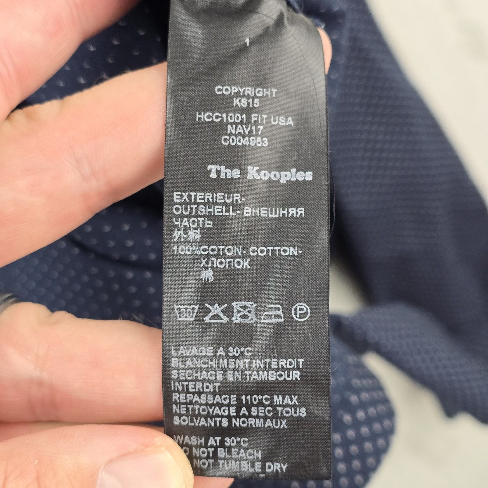 The Kooples The Kooples Shirt Mens Small Fitted Western Pearl Snap Size US S / EU 44-46 / 1 - 6 Thumbnail