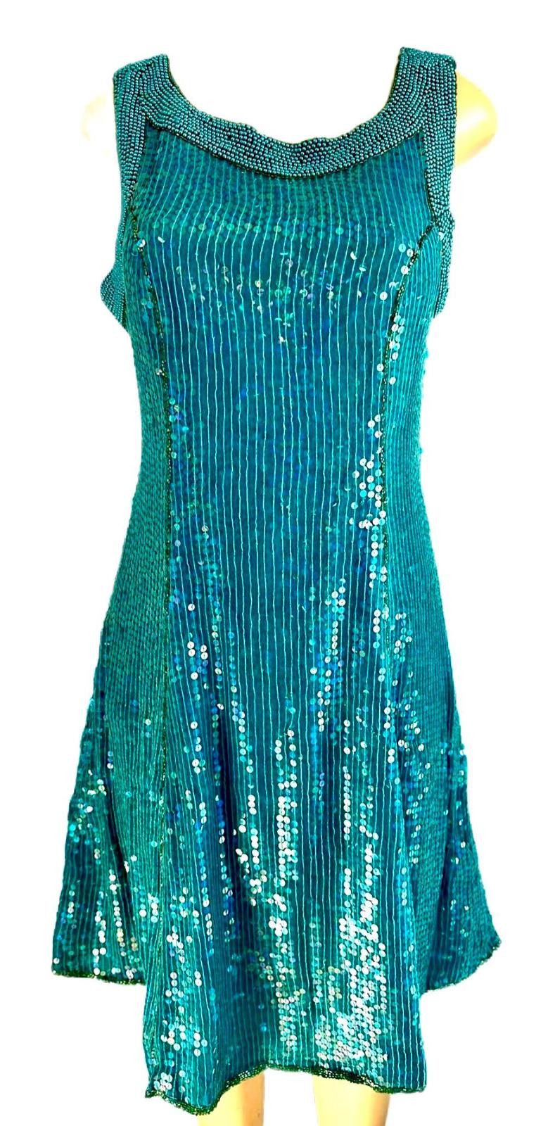Other Sequin Dress Teal size 12 Size XL / US 12-14 / IT 48-50 - 1 Preview