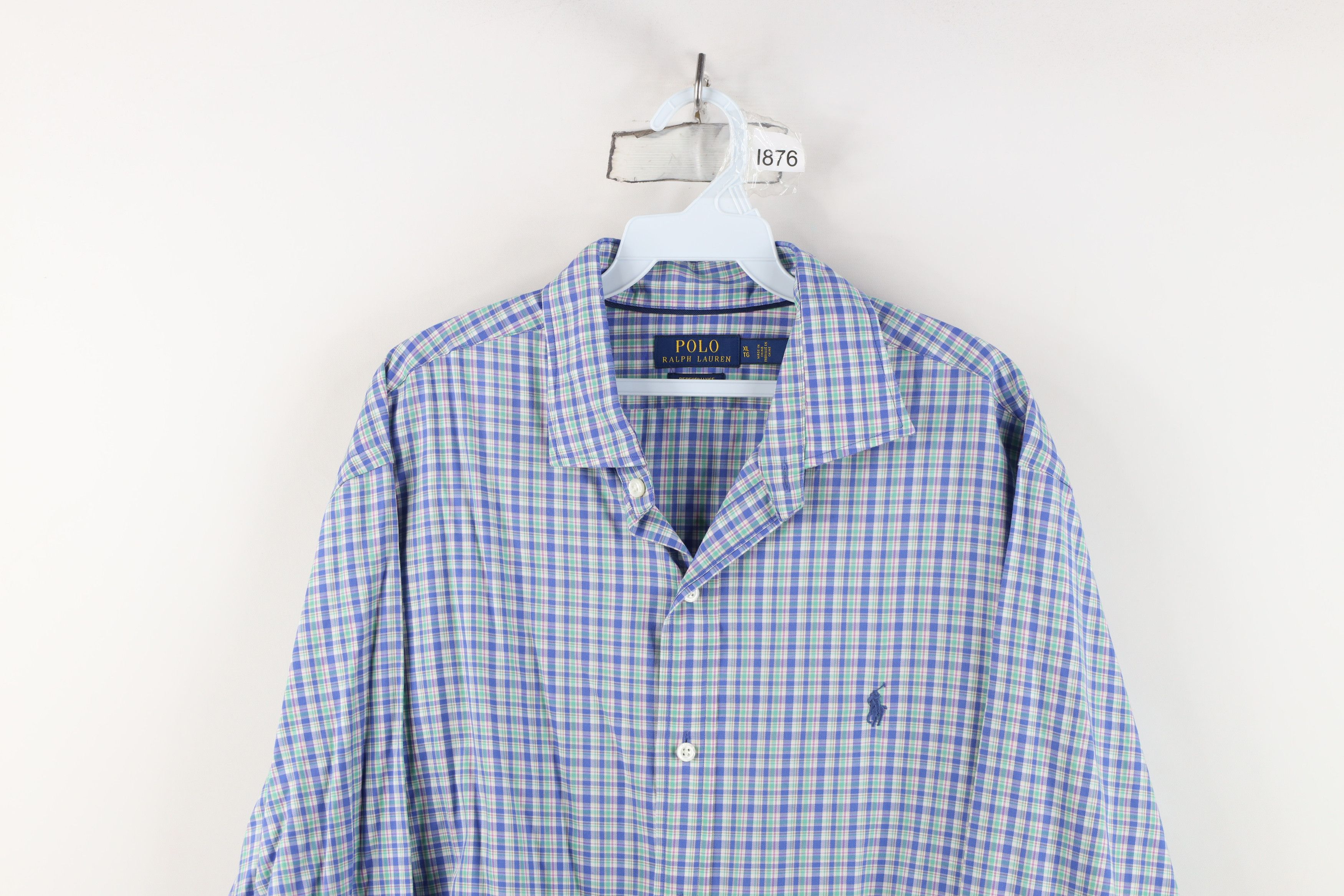 Ralph Lauren Ralph Lauren Stretch Collared Button Shirt Rainbow Plaid Size US XL / EU 56 / 4 - 2 Thumbnail