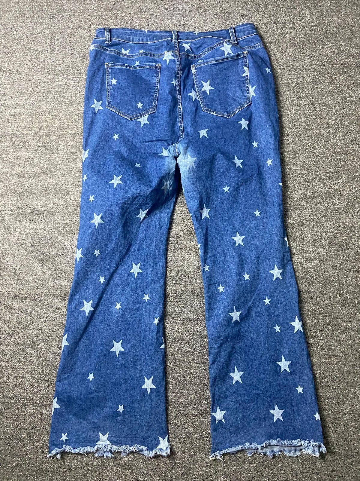Japanese Brand Japanese Brand Star Printed Flare Pants (138) Size 34" / US 12 / IT 48 - 4 Thumbnail
