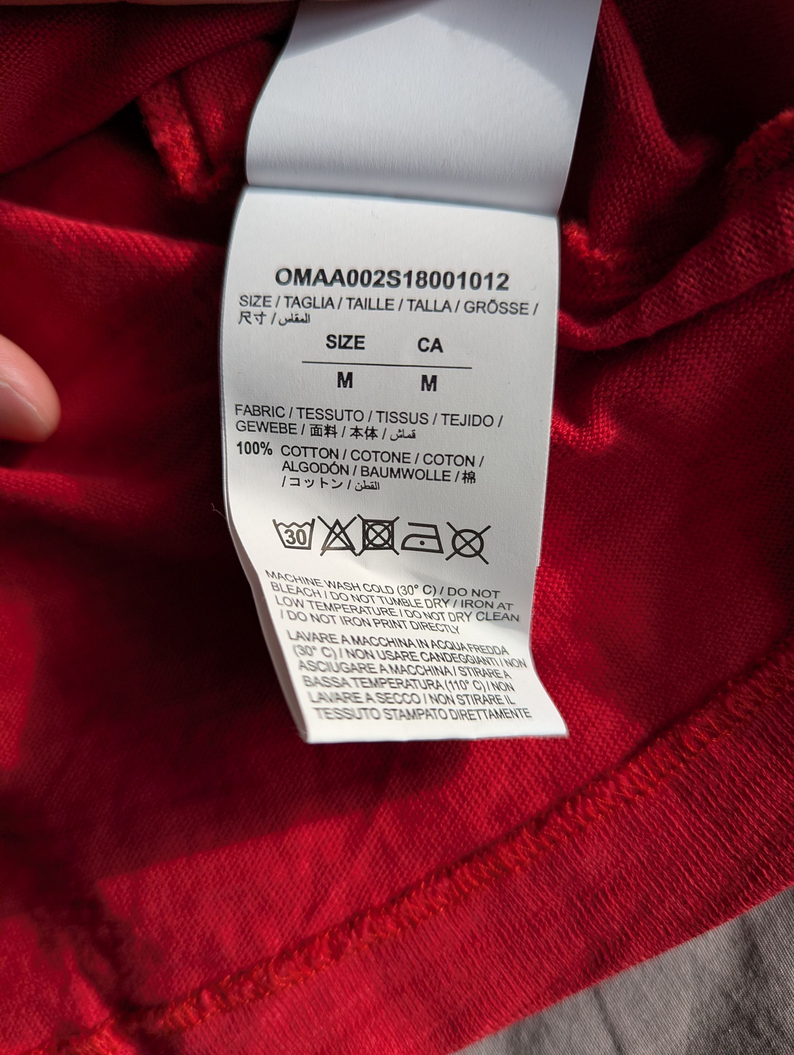 Off-White OFF-WHITE Red Mona Lisa Tee Size US M / EU 48-50 / 2 - 12 Thumbnail