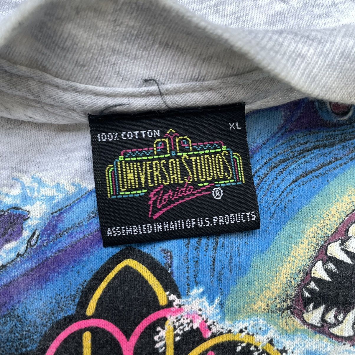 Universal Studios × Vintage Vintage JAWS Movie Tee Promo 90’s T-Shirt Size US XL / EU 56 / 4 - 5 Thumbnail
