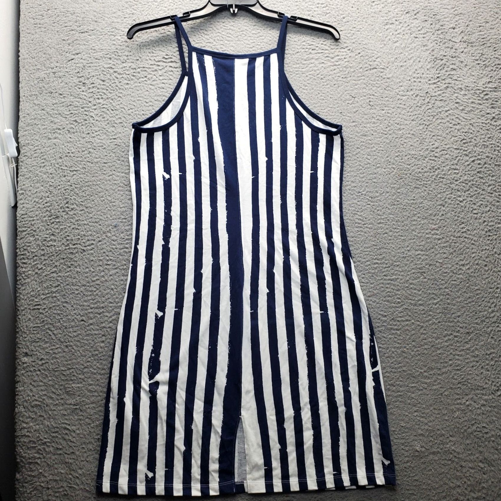 Nike Nike Cami Dress Womens Size XL Multistriped Red Sleeveless Spaghetti Strap Knee Length Casual Summer VINTAGE? No Size XL / US 12-14 / IT 48-50 - 2 Thumbnail
