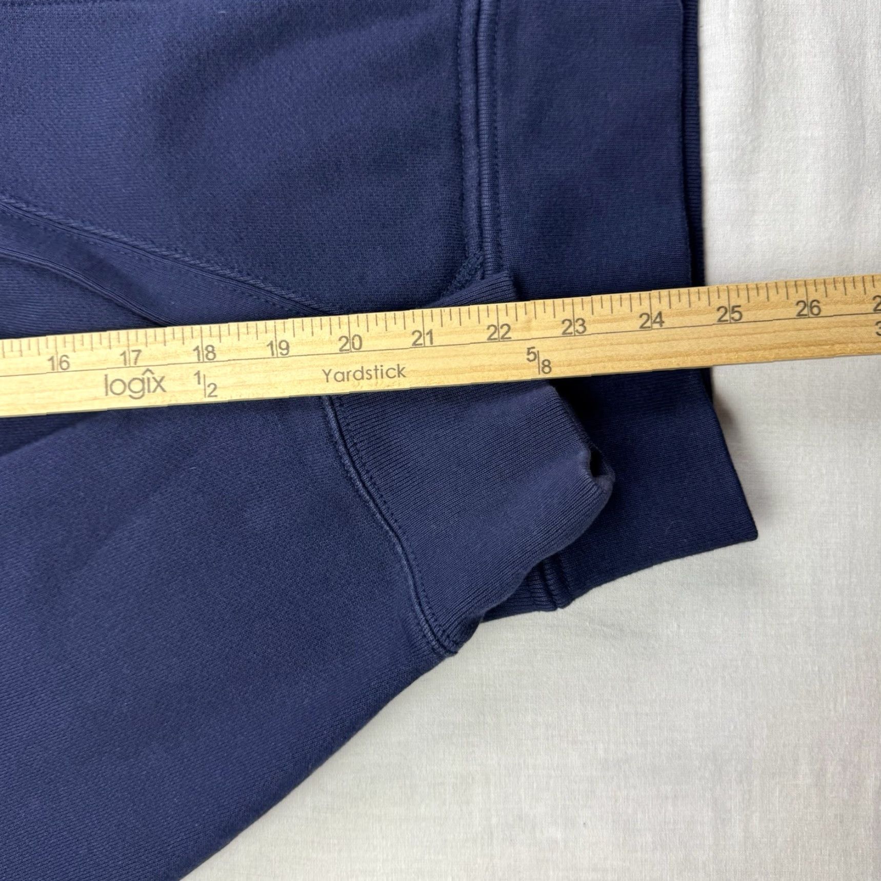 Polo Ralph Lauren VINTAGE Polo Ralph Lauren Hoodie Shirt Adult Large Blue 90s Punk Full Zip Hooded Pockets Mens Size US L / EU 52-54 / 3 - 6 Thumbnail