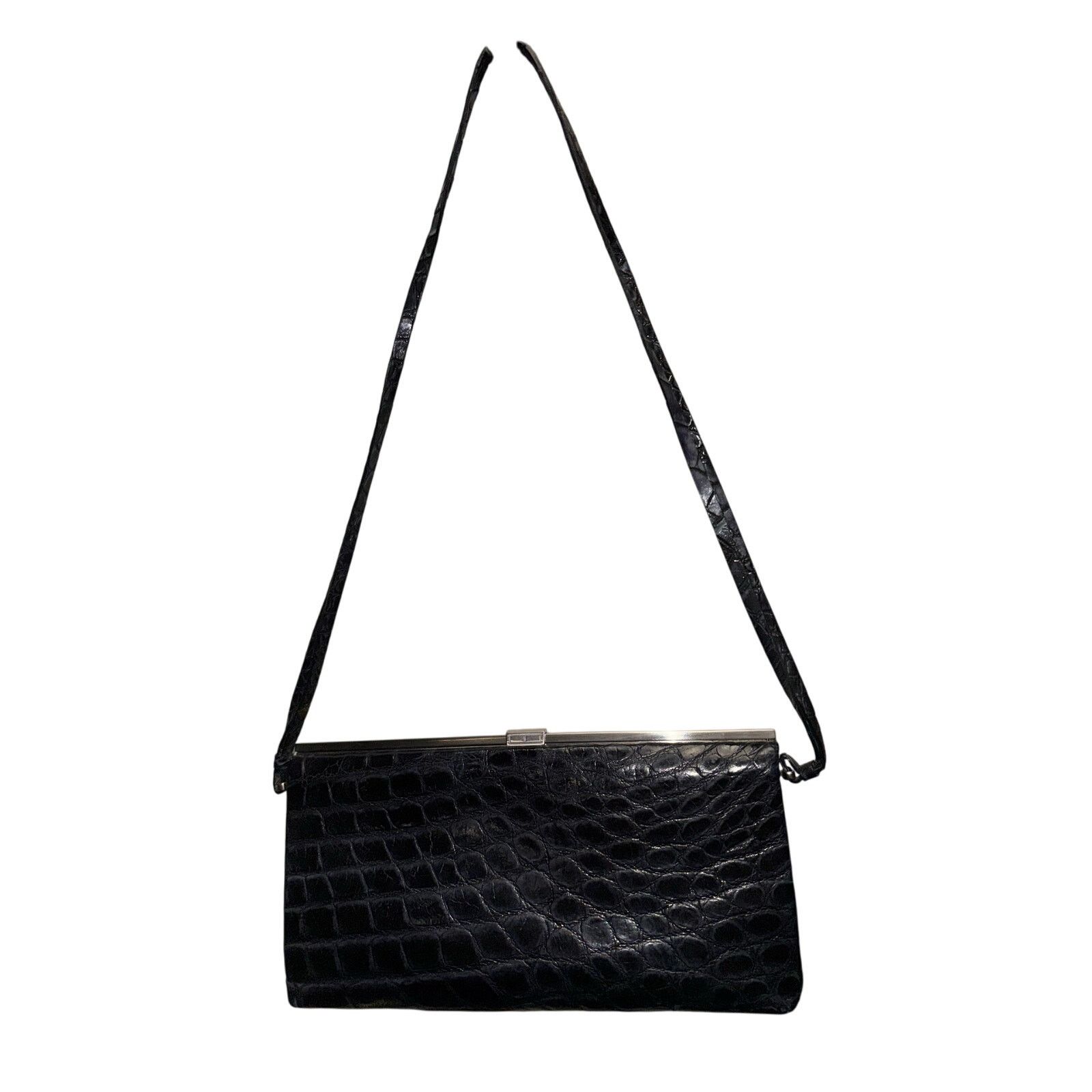 & Other Stories Tardini / Alligator Leather / Clutch / Purse / Shoulder Bag Size ONE SIZE - 3 Thumbnail