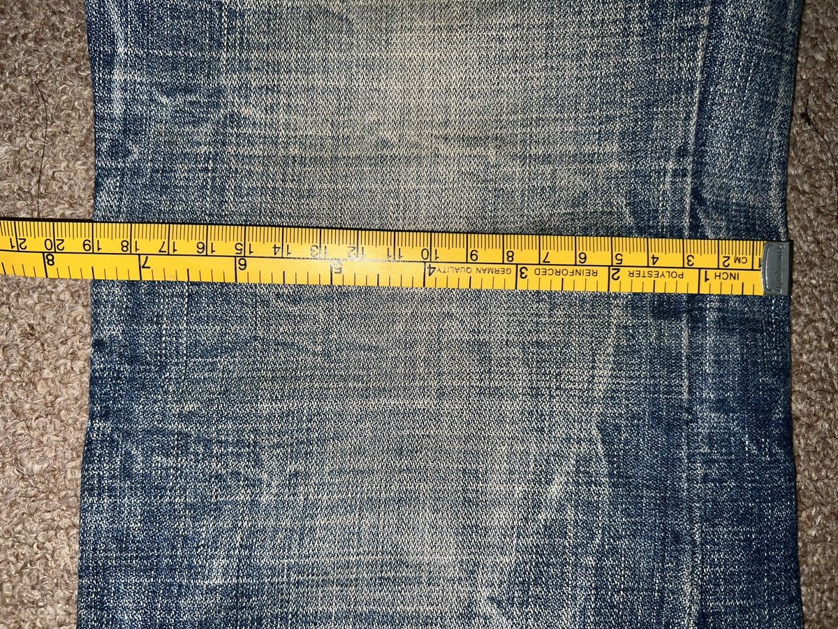 Japanese Brand Flare Jeans Japan Bootcut Distressed Denim Jeans 30x30.5 Size 31" - 15 Thumbnail