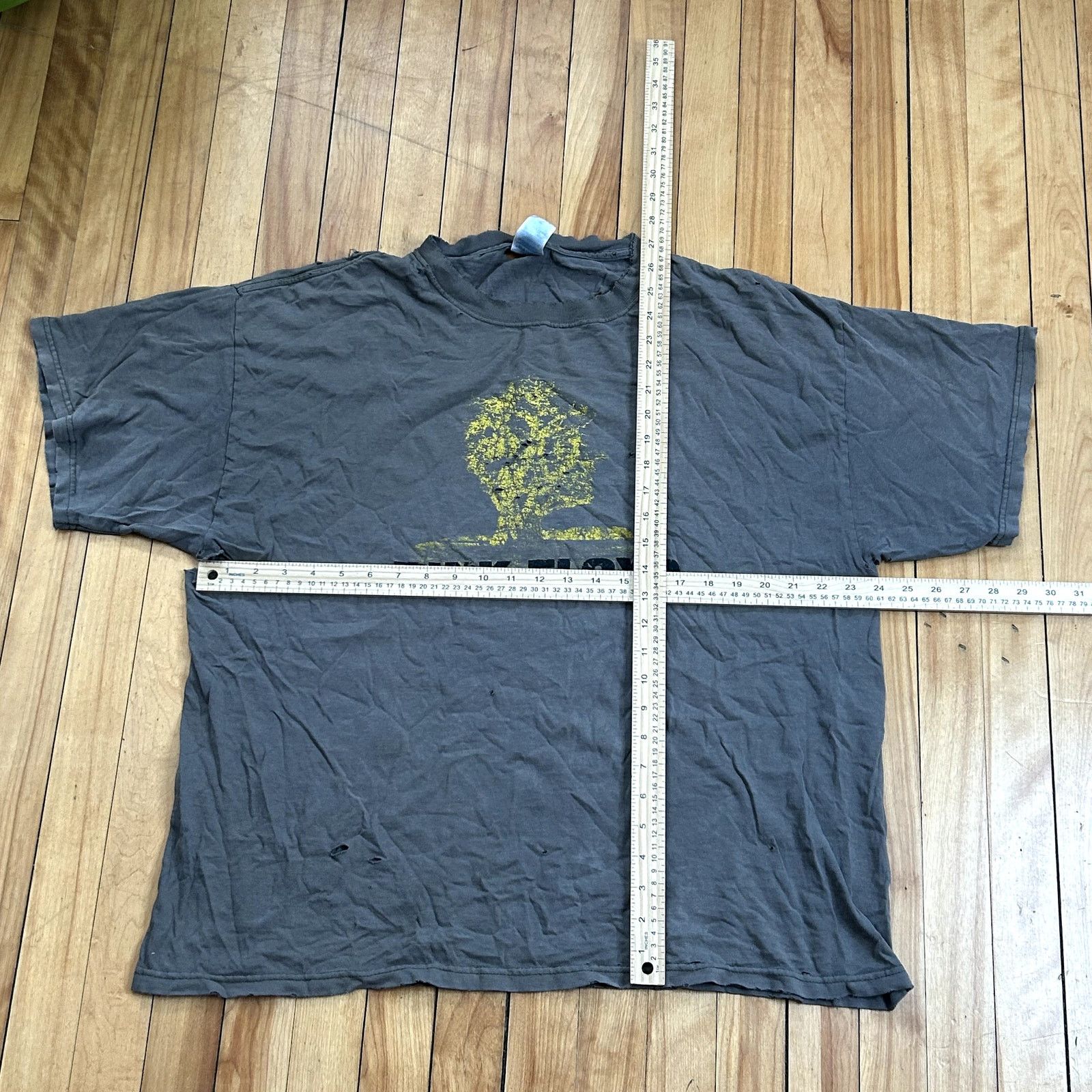 Delta Y2K Thrashed Pink Floyd Tree of Life Band T-Shirt XL Size US XL / EU 56 / 4 - 5 Thumbnail