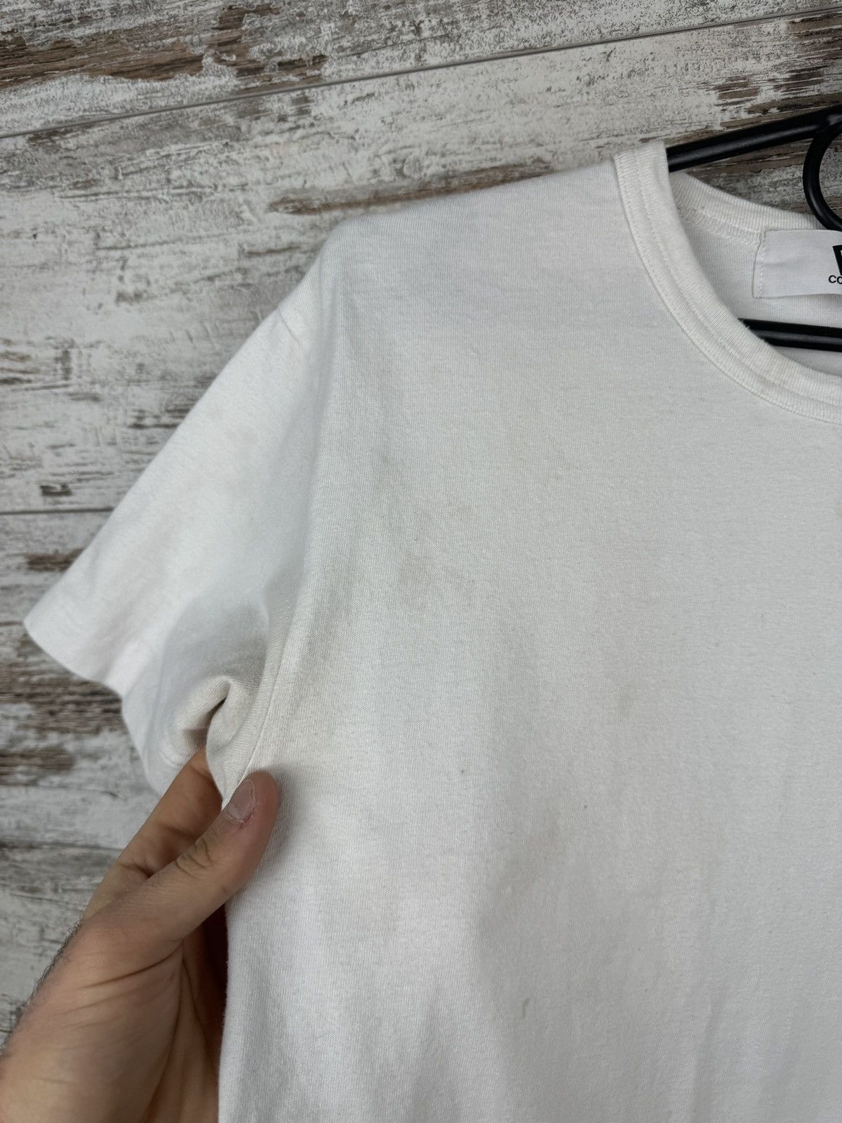 Comme des Garcons Men’s Distressed Play Comme des Garçons T-shirt tee Japanese Size US M / EU 48-50 / 2 - 6 Thumbnail