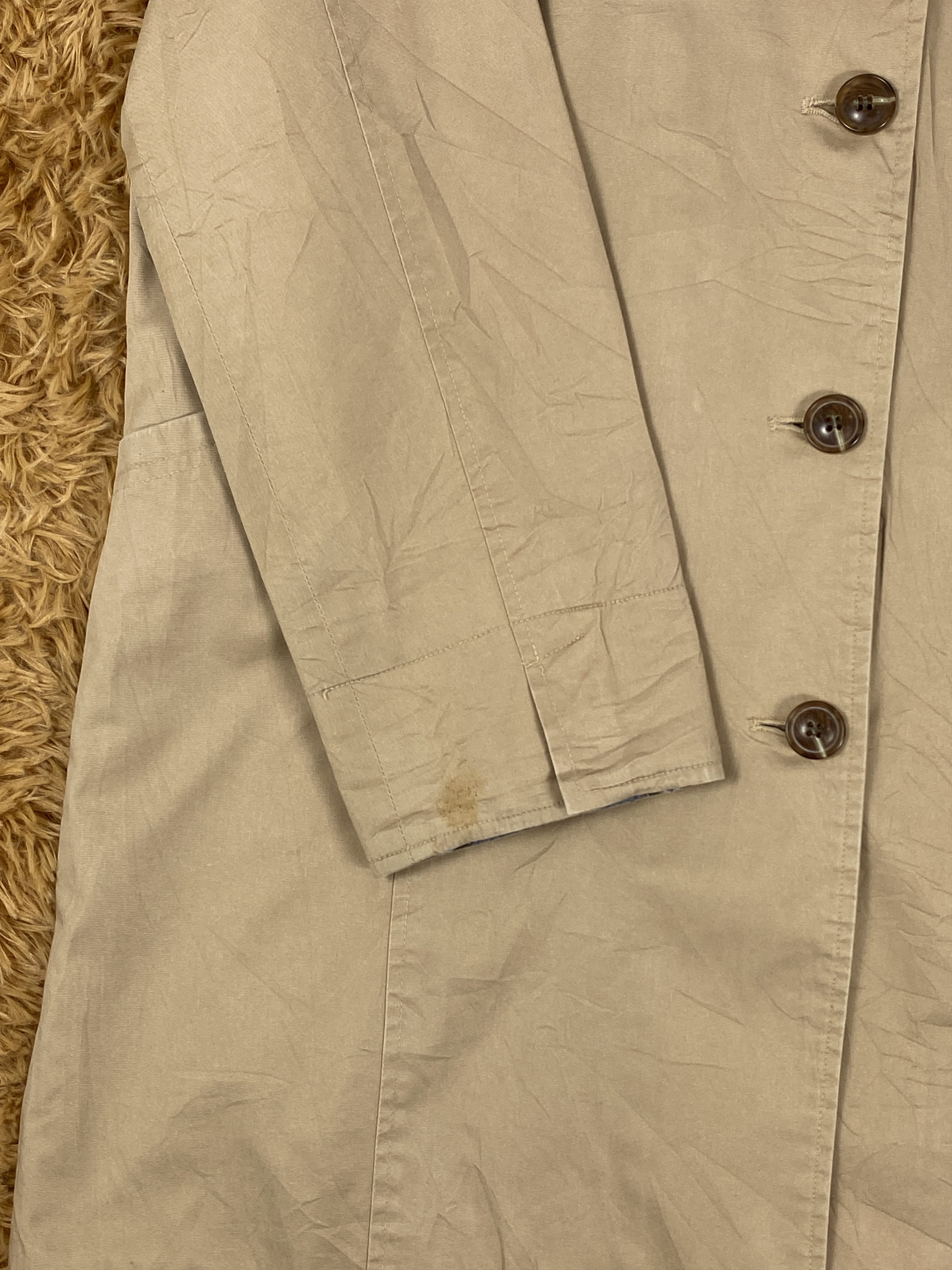 Japanese Brand Vintage Japanese Brand Checked Lining Long Jacket J2178 Size US S / EU 44-46 / 1 - 7 Thumbnail