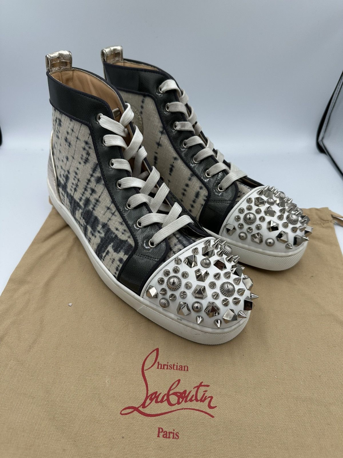 Christian Louboutin Christian Louboutin High Top Sneakers Size US 13 / EU 46 - 1 Thumbnail