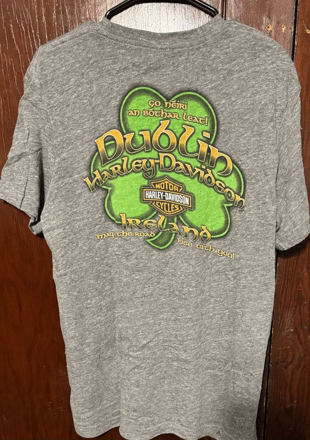 Harley Davidson Harley-Davidson Vintage T-Shirt Dublin Ireland Men Sz L Gray Size US L / EU 52-54 / 3 - 2 Thumbnail