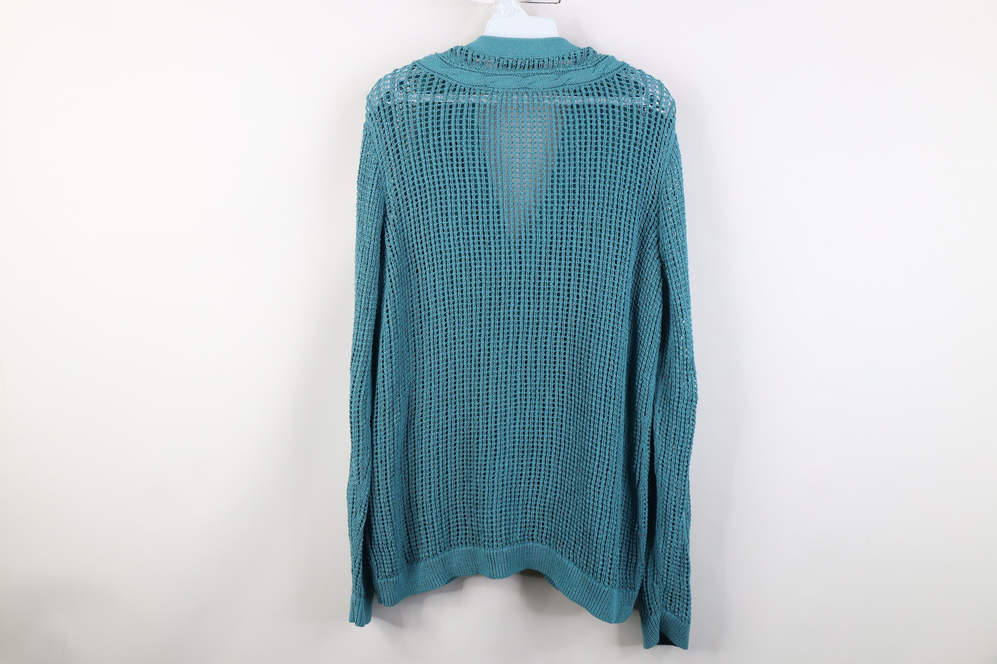 Pendleton Vintage Pendleton Chunky Cable Knit Cardigan Sweater Blue Size XL / US 12-14 / IT 48-50 - 9 Thumbnail