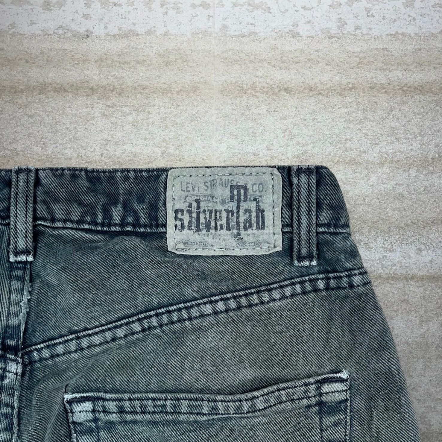 Levi's Vintage 90s Levis Silver Tab Jeans 36x30 Loose Green Wash Size US 36 / EU 52 - 4 Thumbnail