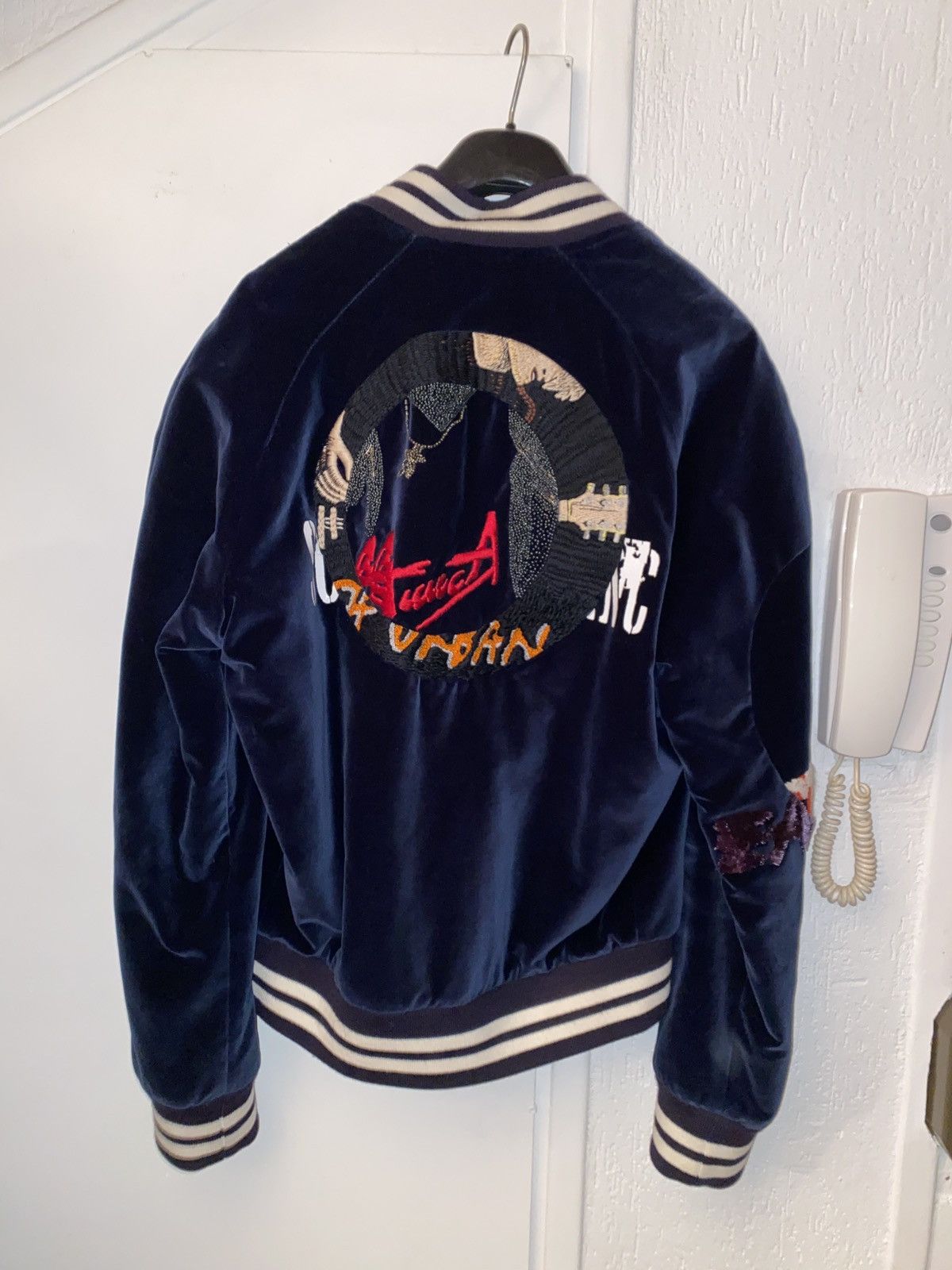 Maison Margiela Velvet embroidered deconstructed bomber jacket Size US S / EU 44-46 / 1 - 2 Thumbnail