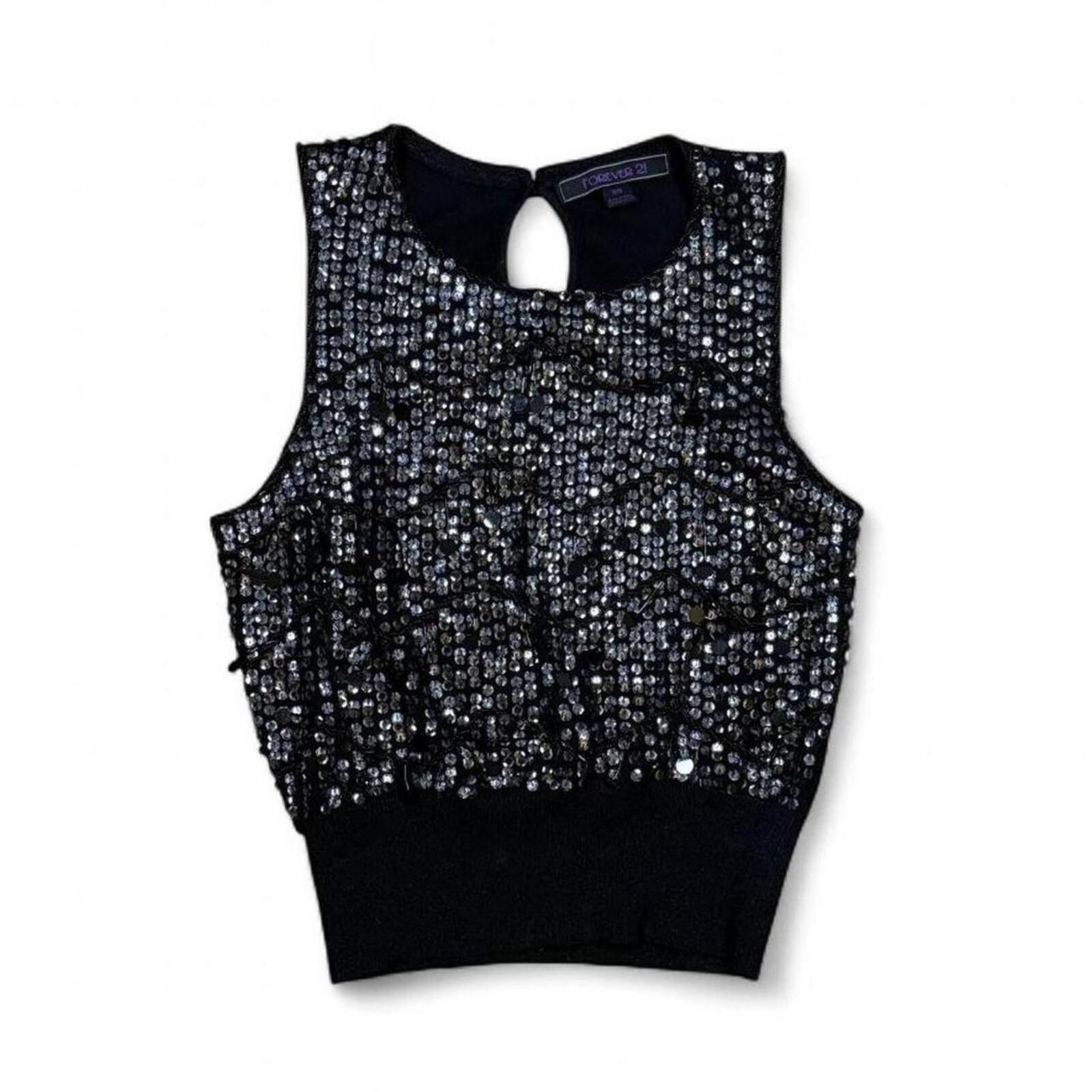 Forever 21 Fairy y2k vintage Forever 21 sequin top Size M / US 6-8 / IT 42-44 - 1 Thumbnail