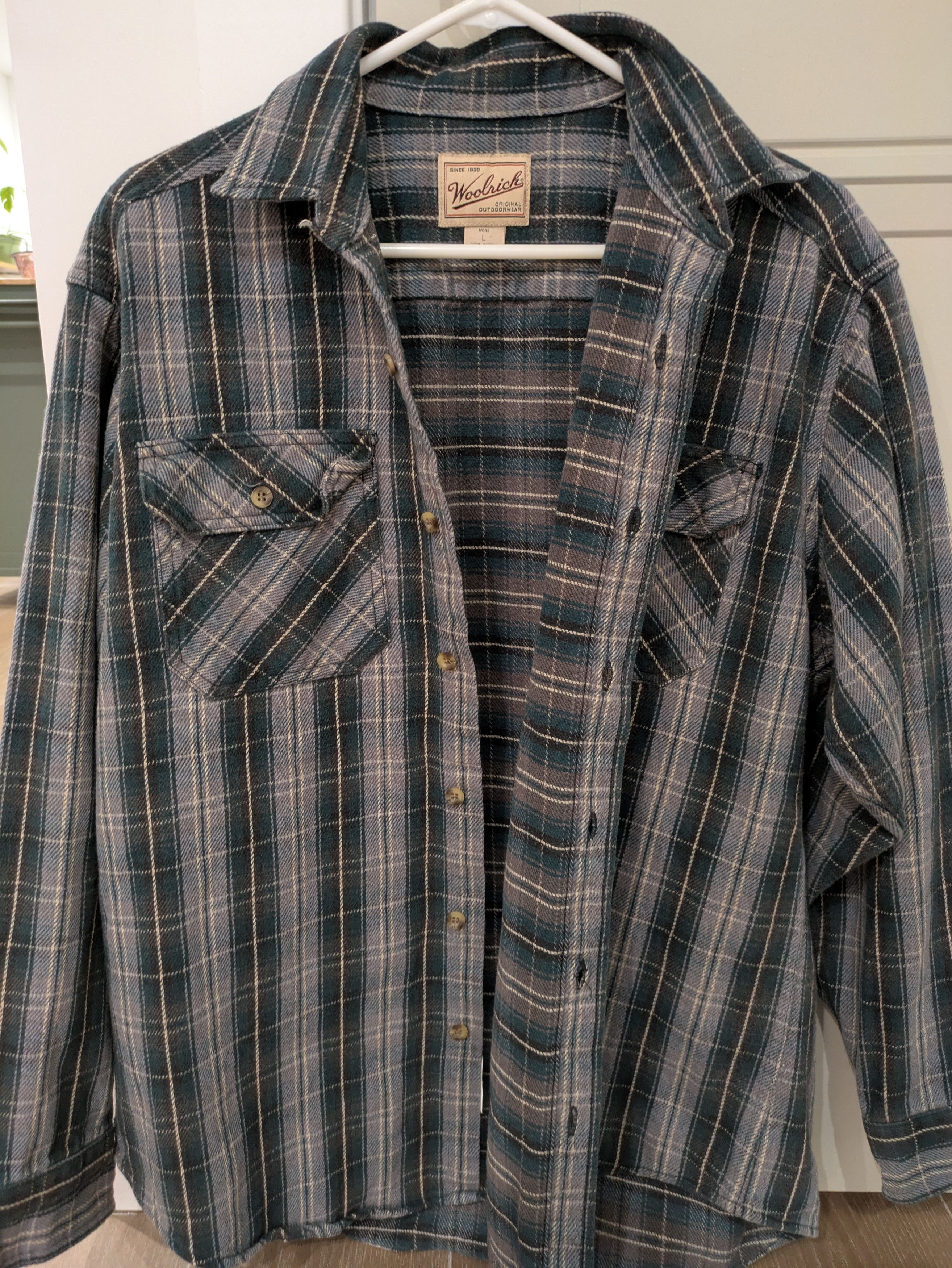 Woolrich Woolen Mills Vintage Woolrich Original Plaid Flannel Overshirt Size US L / EU 52-54 / 3 - 5 Thumbnail